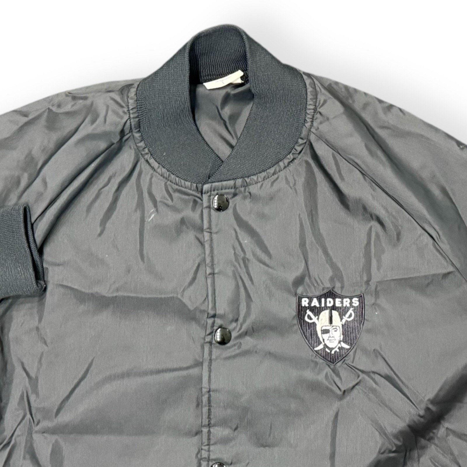 Chalk Line Vintage Chalk Line Oakland Raiders Jacket Men's Large Black Size US L / EU 52-54 / 3 - 2 Thumbnail