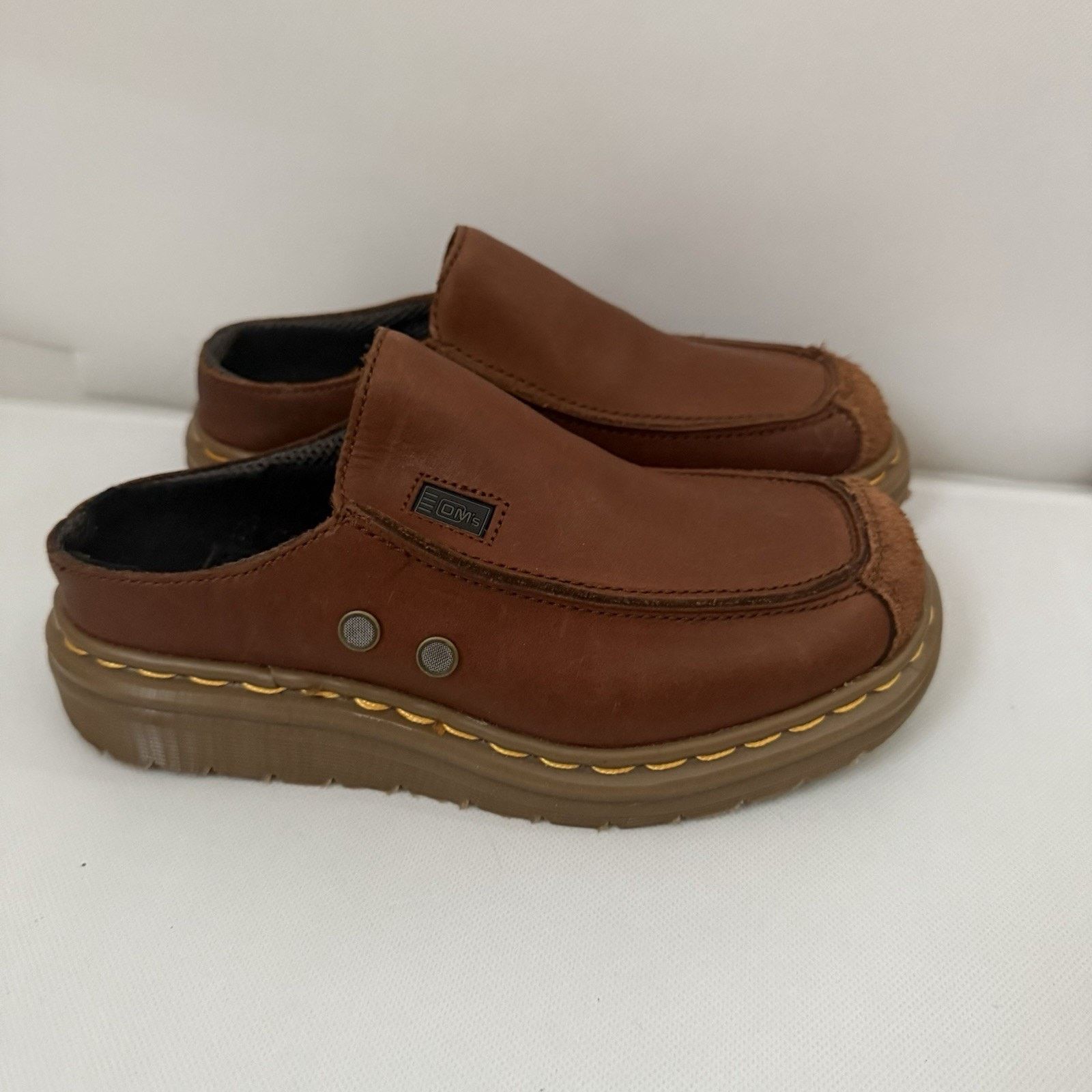 Dr. Martens Vintage Y2K Rare Dr. Martens Mules England Brown Leather Size US 4 / IT 34 - 1 Thumbnail