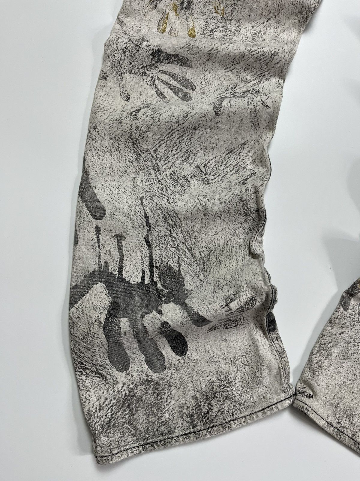 Just Cavalli Just Cavalli × Roberto Cavalli Handprint Trompe L'oeil Jeans Size 29" - 11 Thumbnail