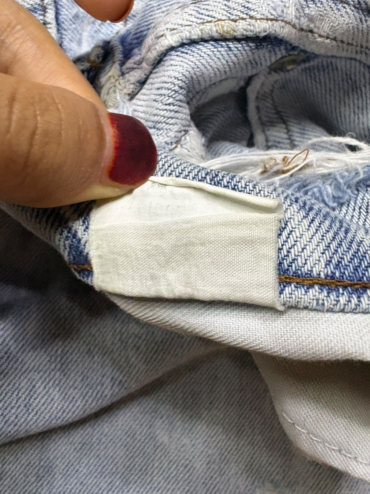 Levi's Vintage Levis Grunge Distressed Jean Shorts Jorts Size US 28 / EU 44 - 13 Thumbnail