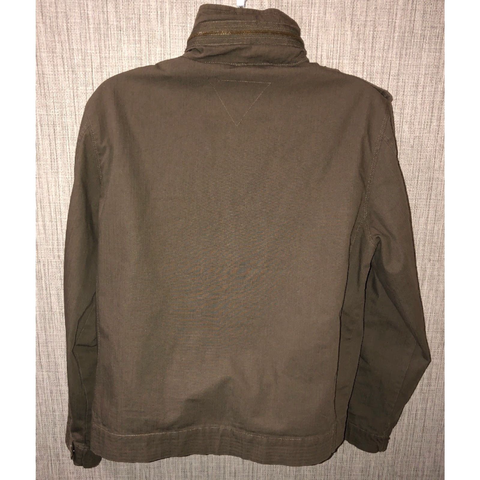 Levi's Levi’s Mens Full Zip Jacket TUCKABLE HOOD Size G 23.5 Inch Armpit Green Zipper Hat? Size US L / EU 52-54 / 3 - 4 Thumbnail