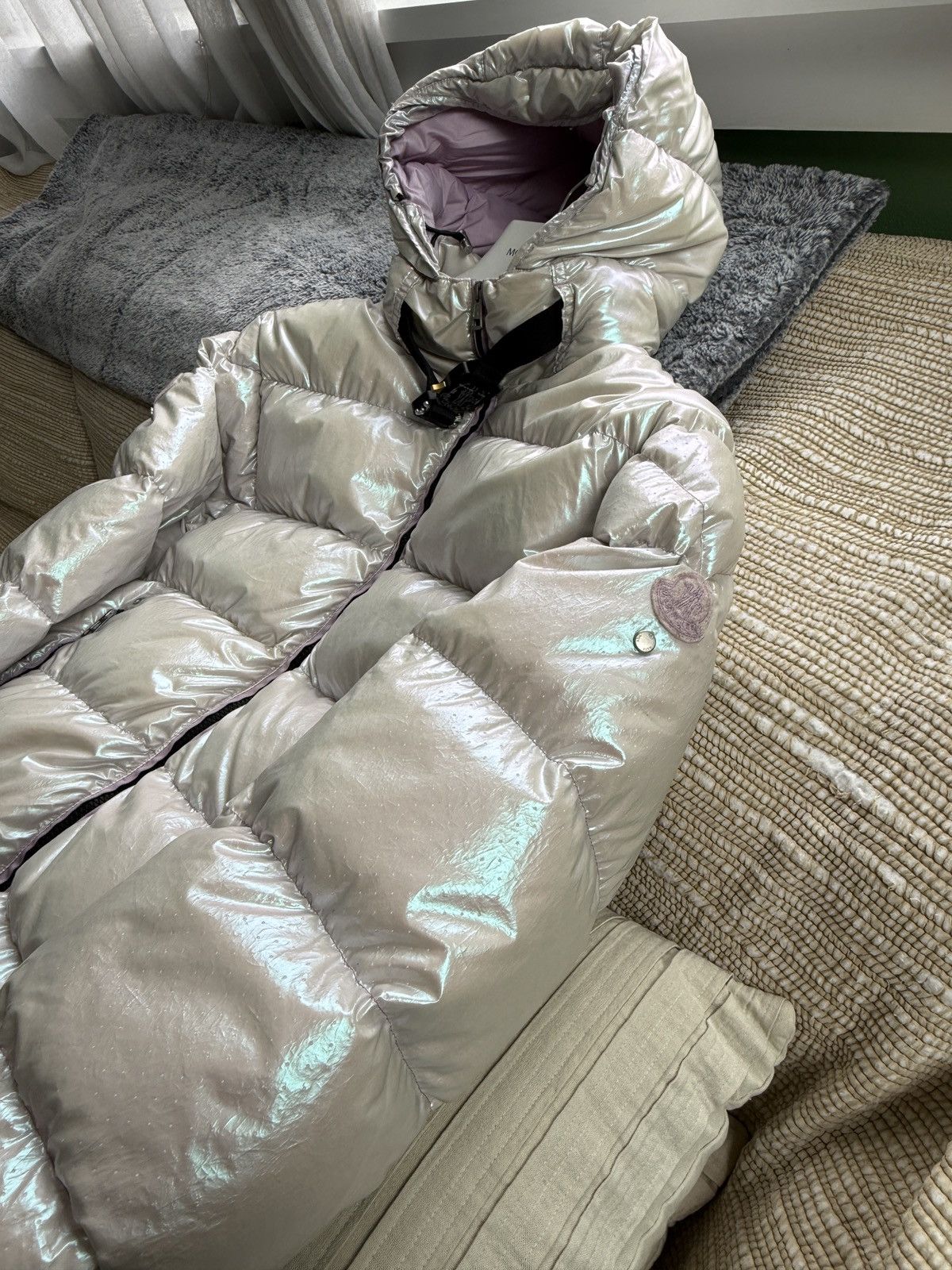 1017 ALYX 9SM × Moncler Moncler x Alyx 9sm Chamoisee Giubbotto Size 00 Size XXS / US 00 / IT 34 - 2 Thumbnail