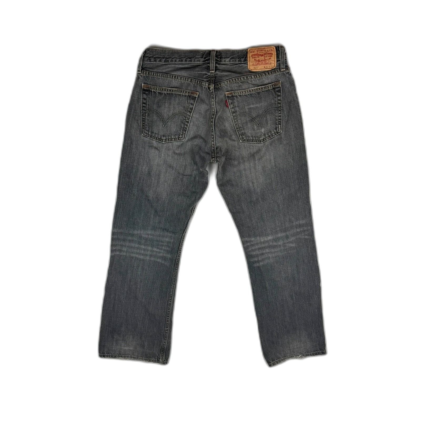 Levi's Levi's 527 Low Slim Boot Cut Jeans Faded Black Men's W32 L30 Size US 32 / EU 48 - 1 Thumbnail