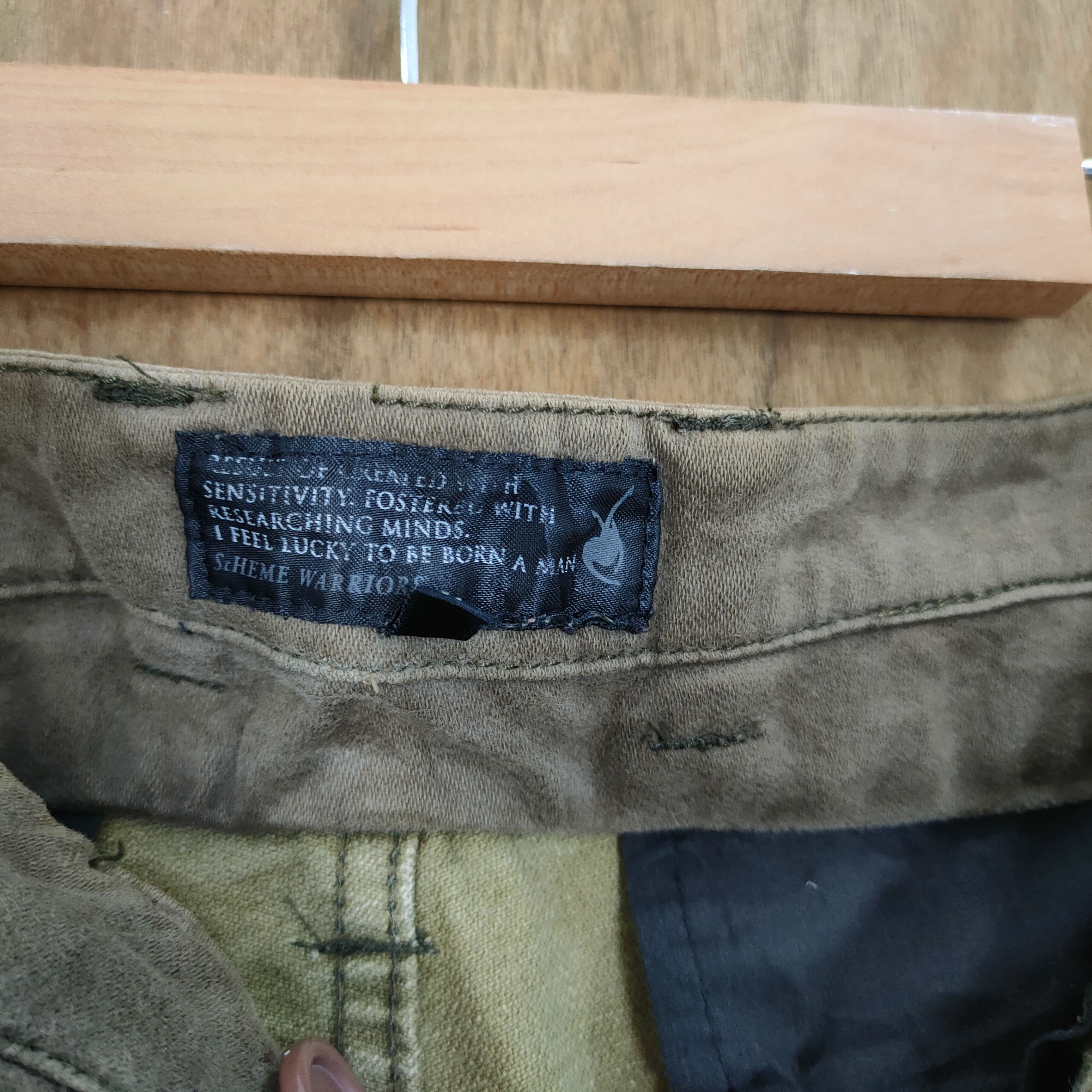 Japanese Brand × Vintage SICK💥 VINTAGE DOUBLE WAIST BONDAGE CARGO PANTS Size US 32 / EU 48 - 14 Thumbnail