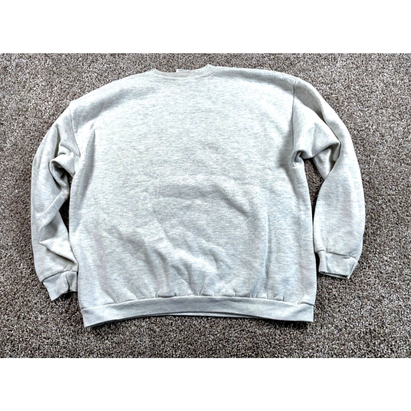Tultex VINTAGE Disney Florida Print Sweatshirt Adult XL Gray 50/50 Mickey Goofy Pluto Tultex Crew Neck Pullover Graphic Print 90s Cartoon TV Mens Size US XL / EU 56 / 4 - 3 Thumbnail
