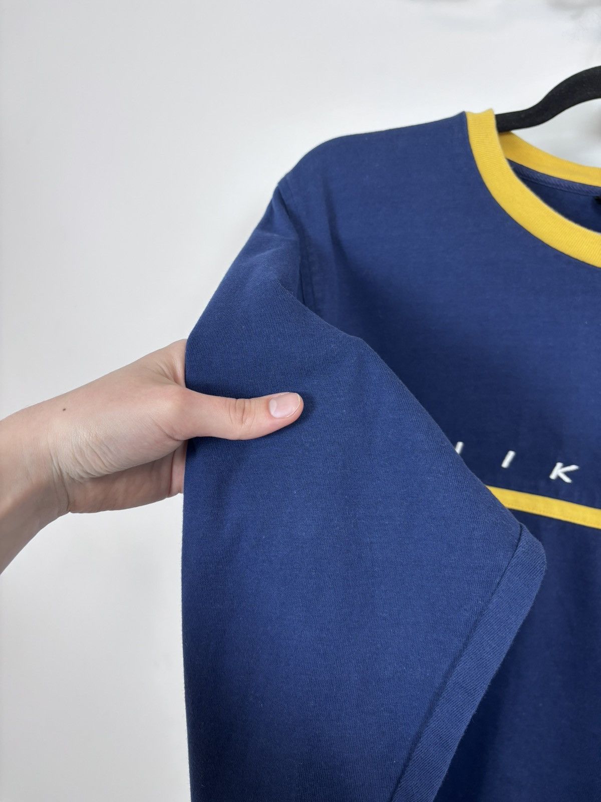 Nike Vintage 90s Nike Y2K Embroidered Swoosh Logo Long Sleeve Tee Size US S / EU 44-46 / 1 - 9 Thumbnail