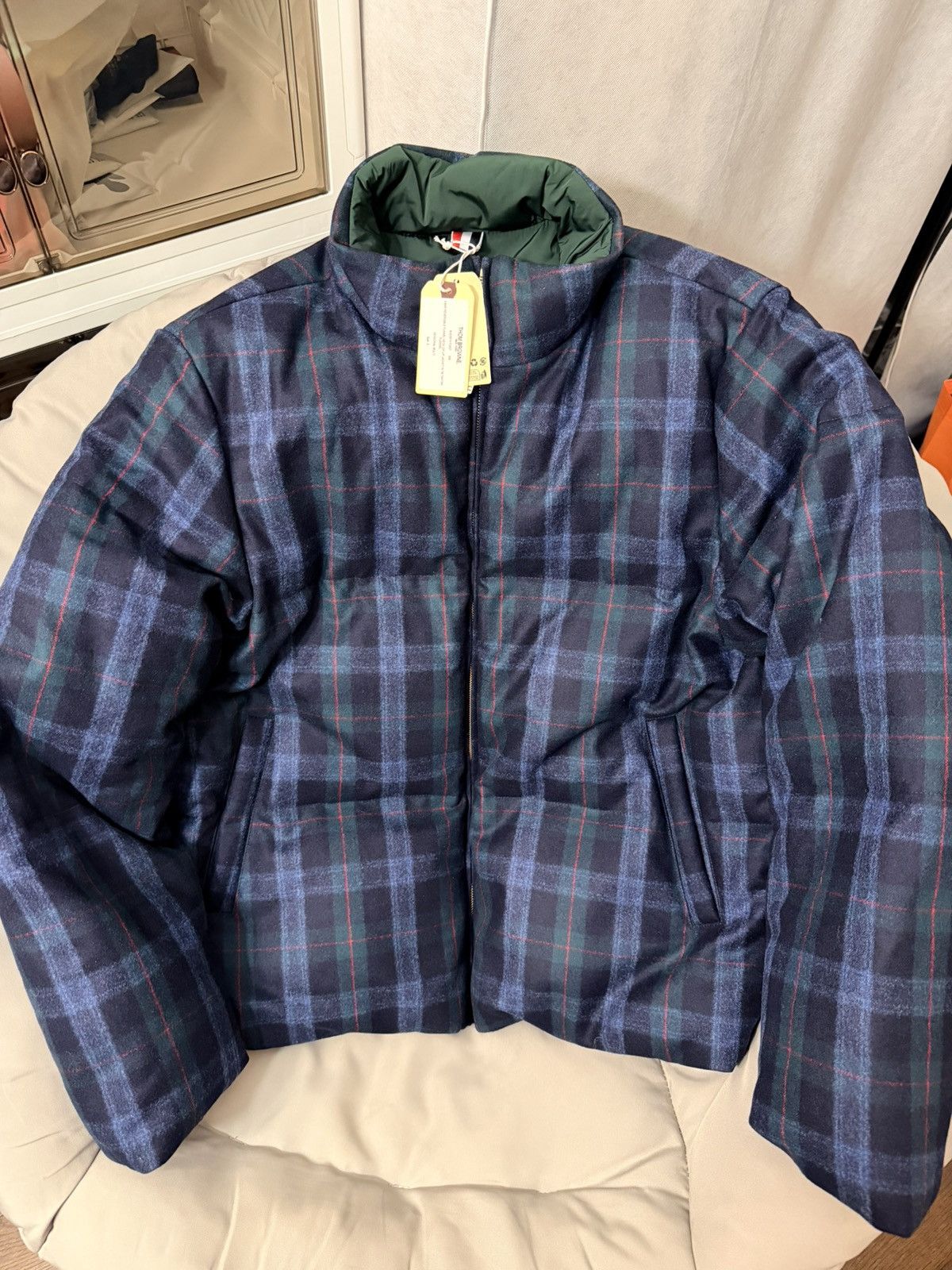 Thom Browne Thom Browne Reversible Zip-Up Down Jacket Size US M / EU 48-50 / 2 - 9 Thumbnail