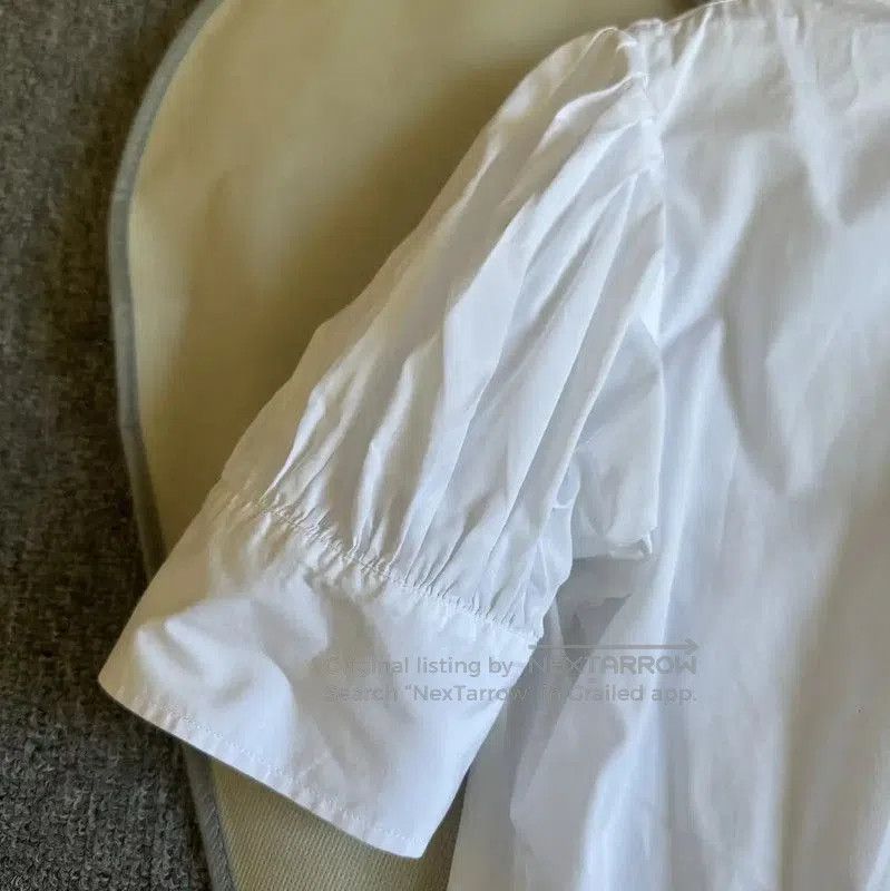 Dior Dior White Cotton Logo Floral Short Sleeve Shirt . Size L / US 10 / IT 46 - 2 Thumbnail