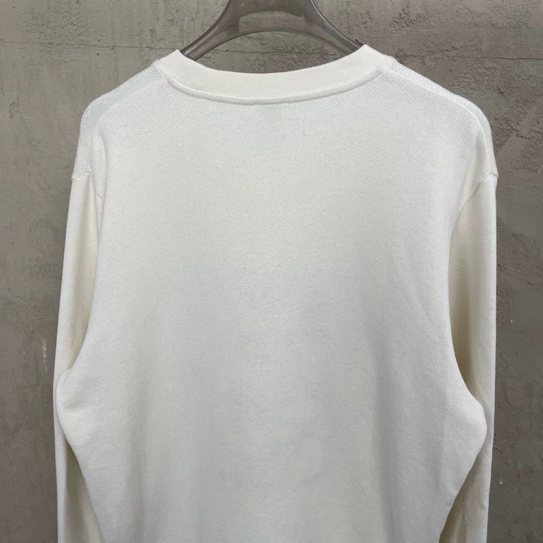 Loewe LOEWE White embroidered logo round neck hoodie Size S / US 4 / IT 40 - 4 Thumbnail