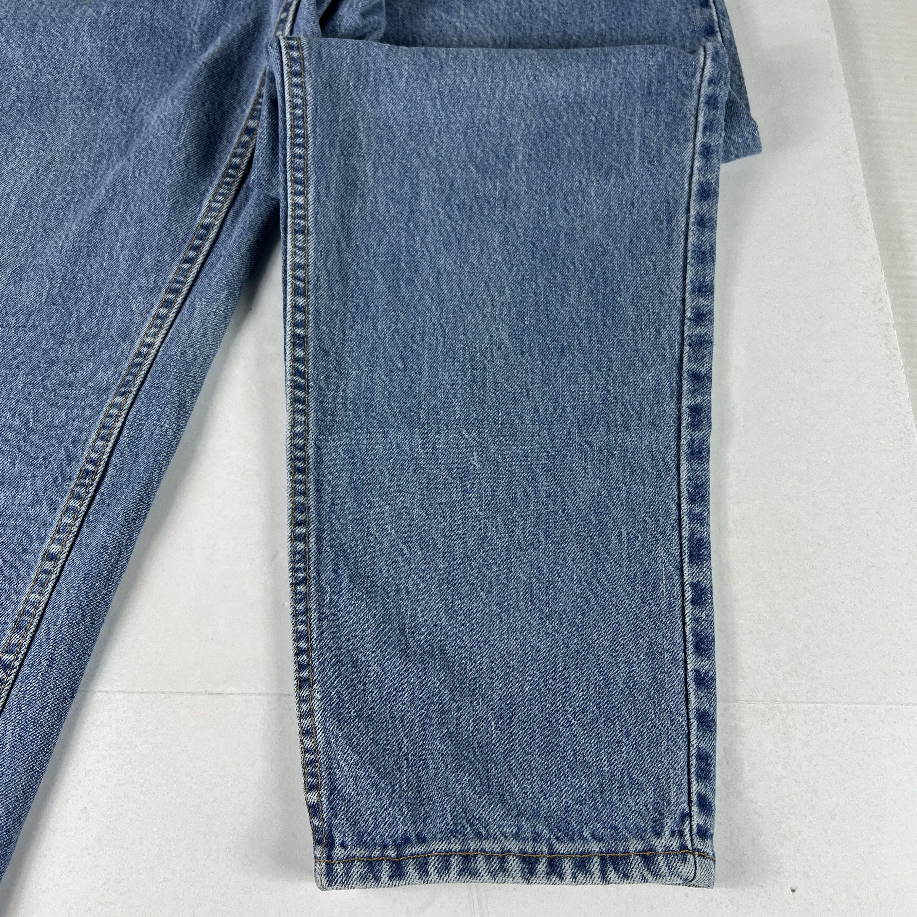 Levi's × Vintage VTG 90s Levi's Jeans 560 Loose Tapered Blue Cotton Denim Size US 32 / EU 48 - 6 Thumbnail