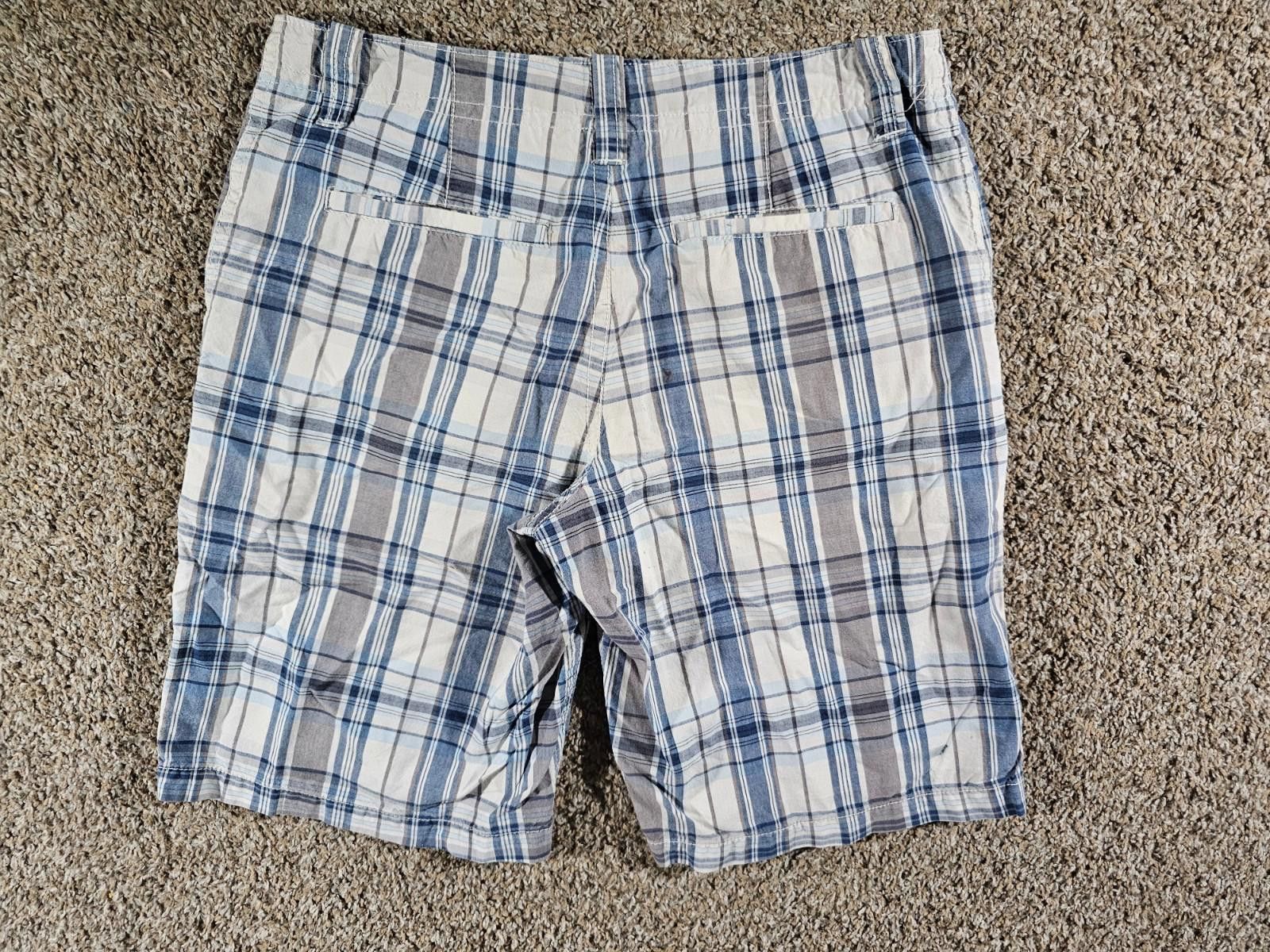 Aeropostale Aeropostale Blue Plaid Sz 32 Shorts Size US 32 / EU 48 - 6 Thumbnail