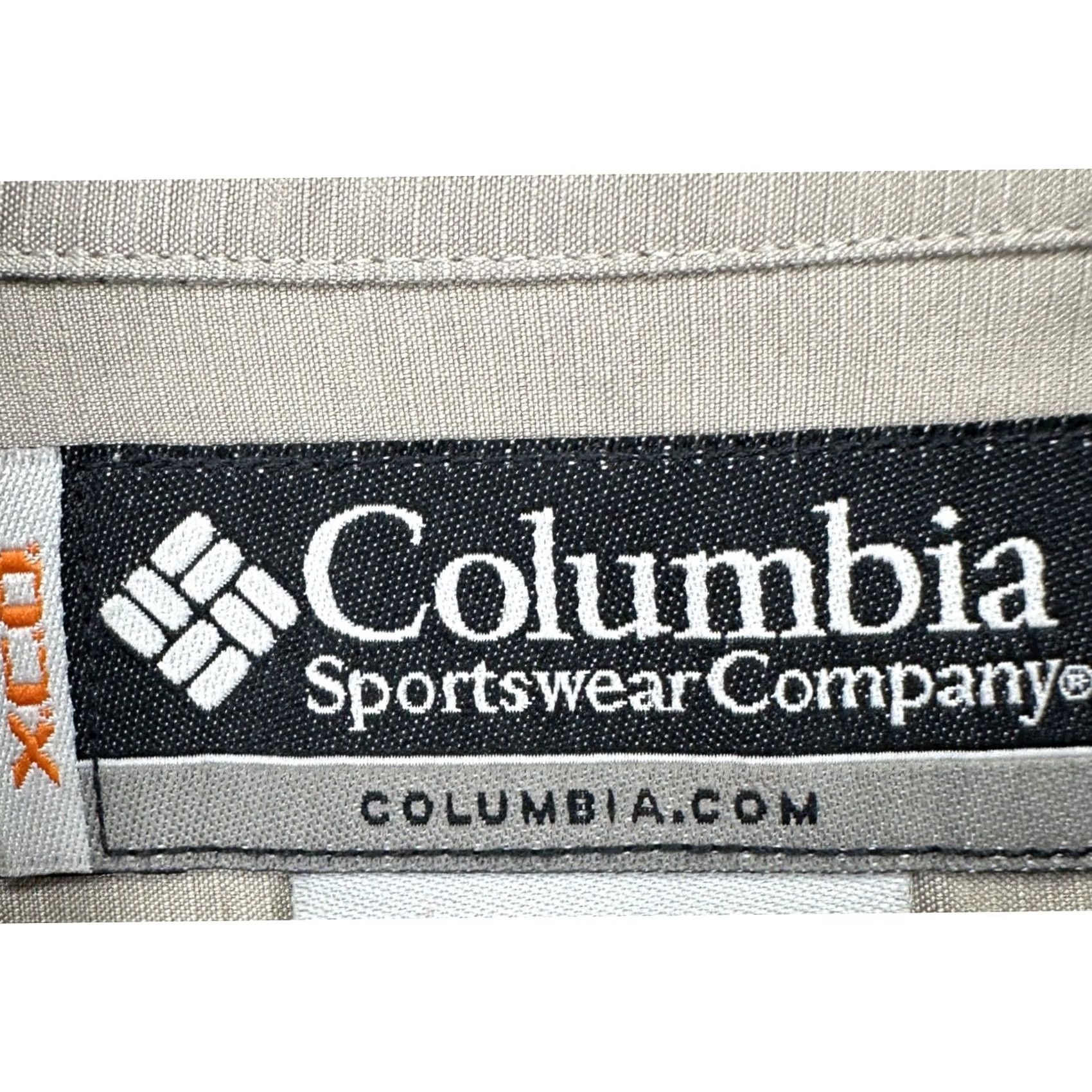 Vintage Columbia Shirt Button Down Mens 2XL Beige Authentic Fit Short Sleeve NEW Size US XXL / EU 58 / 5 - 6 Thumbnail