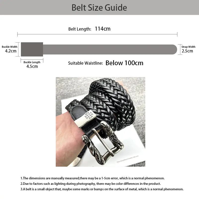 Jewelry Braided Leather Belt Size ONE SIZE - 2 Thumbnail