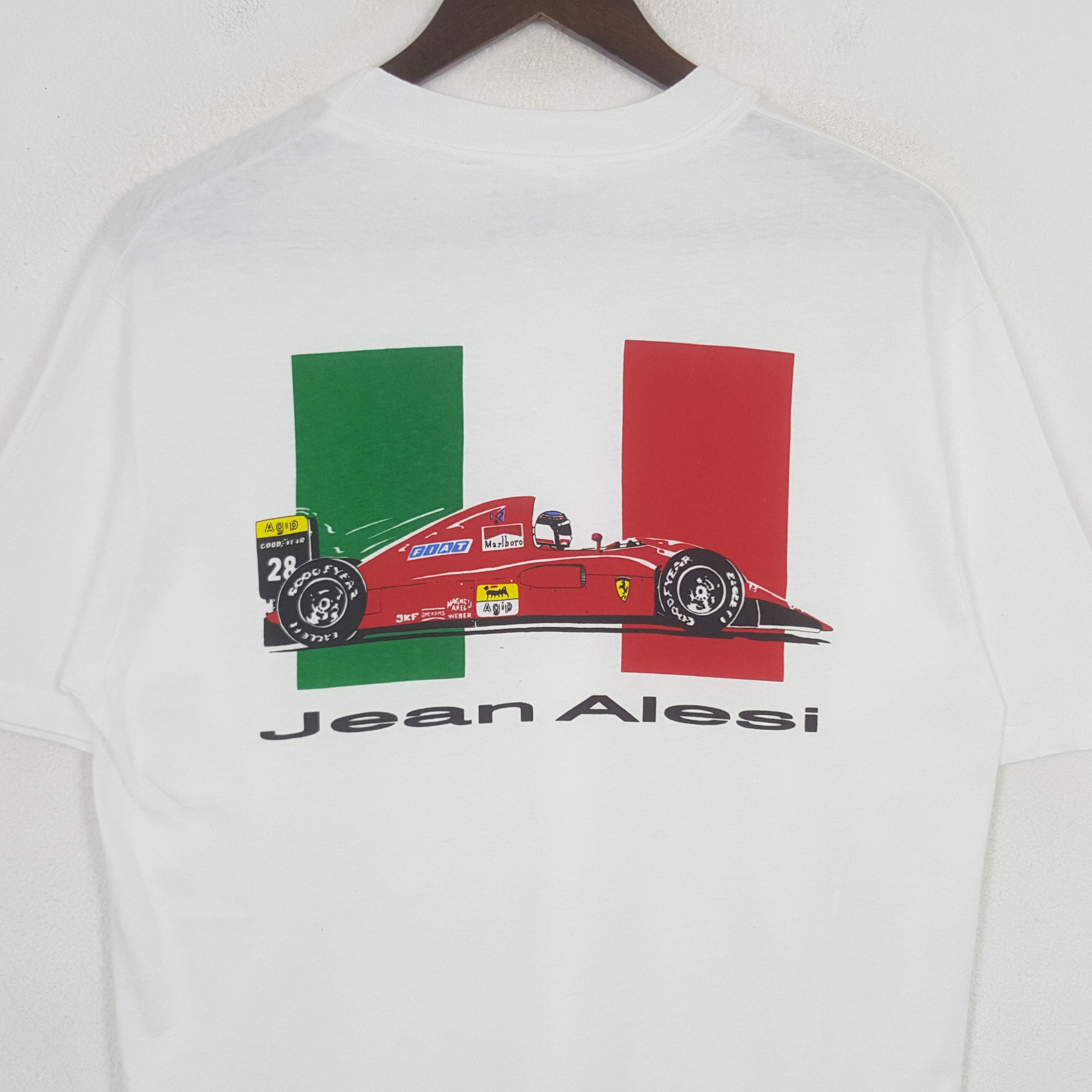 Sports Specialties Vintage Ferrari Jean Alesi Tshirt Size US M / EU 48-50 / 2 - 2 Thumbnail