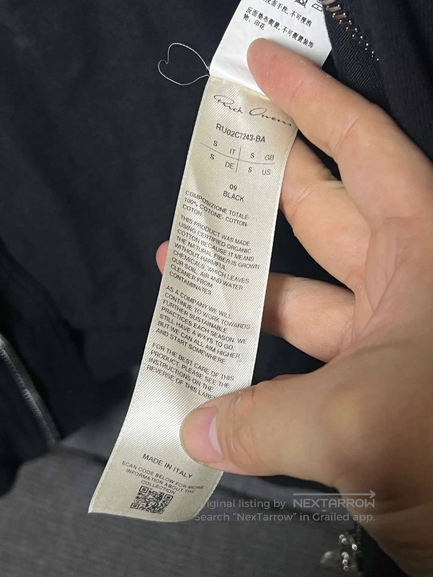 Rick Owens Rick Owens Jumbo Flight Jacket Outerwear. Size US S / EU 44-46 / 1 - 7 Thumbnail