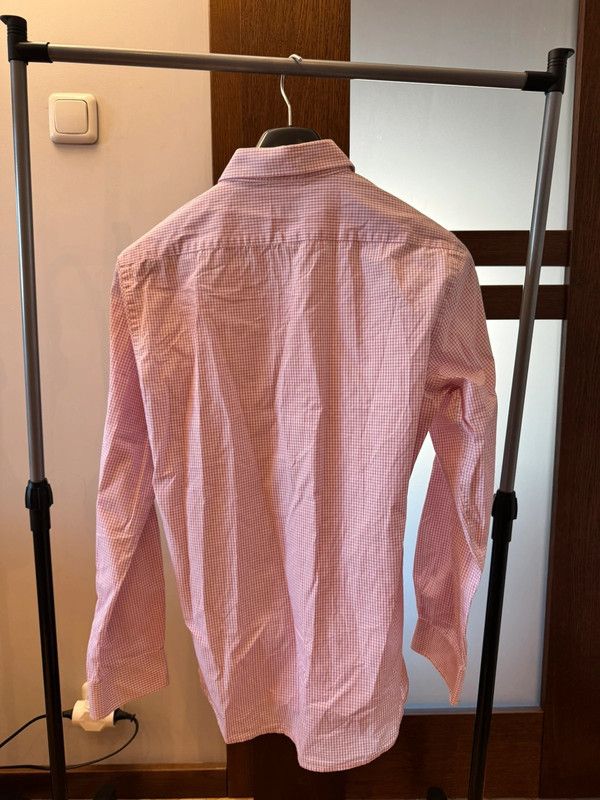 Moschino Moschino Small Heart Shirt Checked White Red 15.5/40 M Size US M / EU 48-50 / 2 - 2 Thumbnail