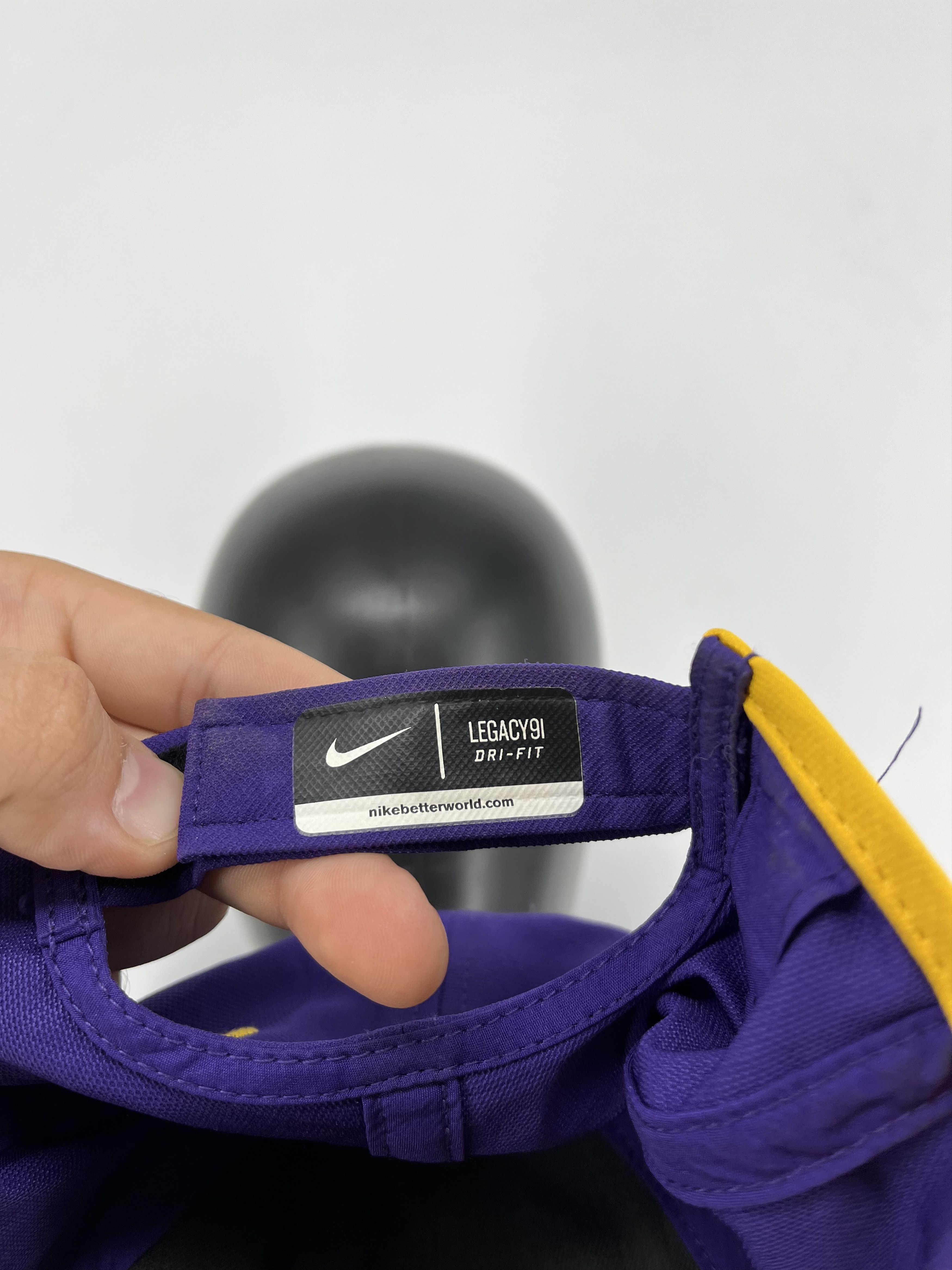 Nike LSU Tigers Nike Ball Cap Hat Adult One Size Purple Gold Size ONE SIZE - 7 Thumbnail