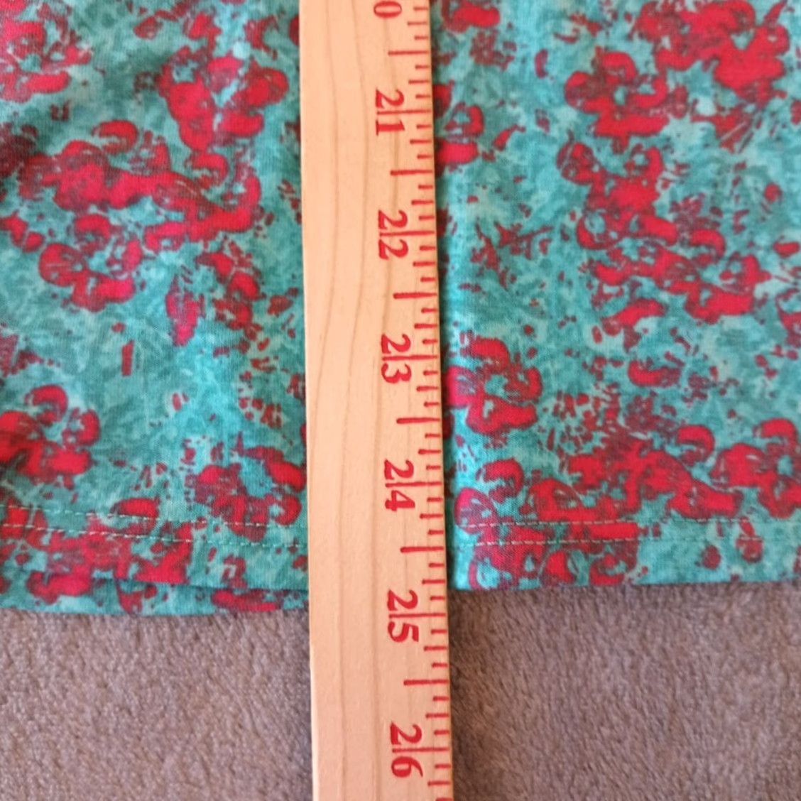 Vintage LuLaRoe Skirt Knee Length A-Line Geometric Blue S KS, Blue, Polyester Spandex, Stretch, Regular, Women, LuLaRoe Skirt Size 28" / US 6 / IT 42 - 4 Thumbnail