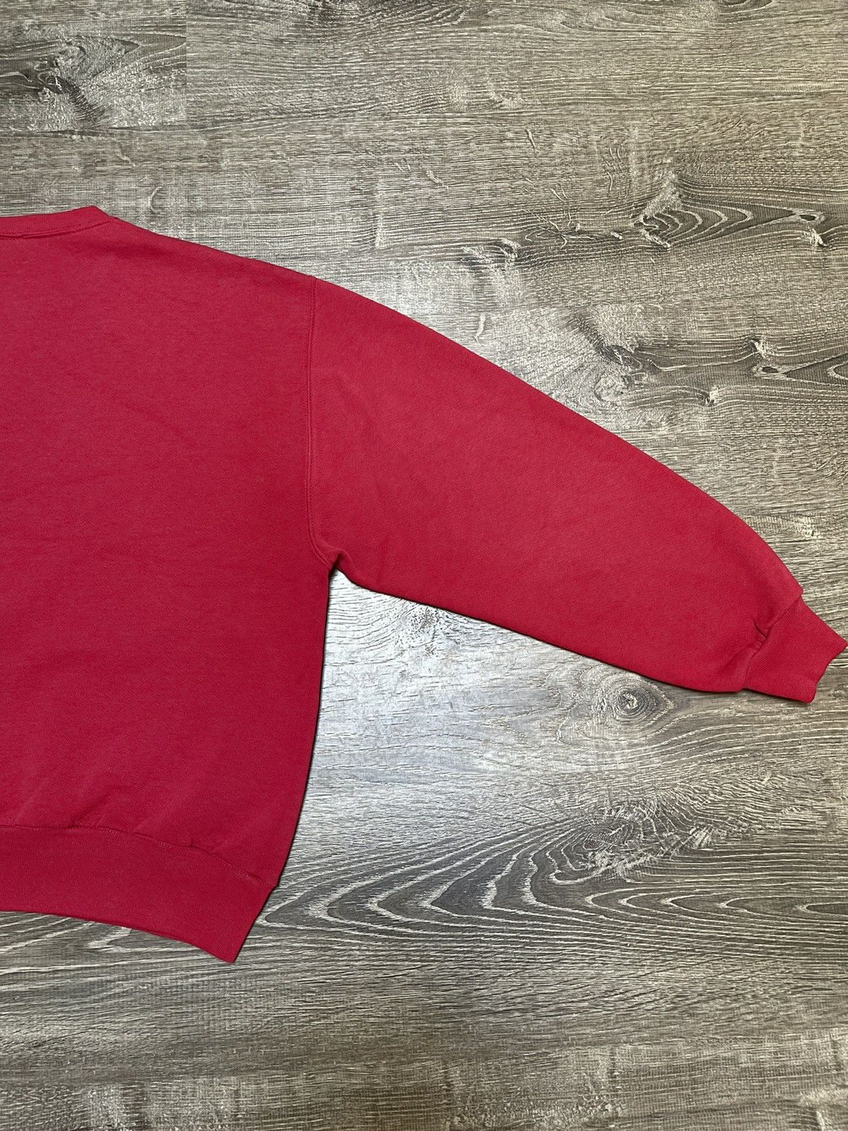 Russell Athletic × Vintage Vintage 90s Russell Athletic Cherry Red Crewneck Sweatshirt Size US L / EU 52-54 / 3 - 9 Thumbnail