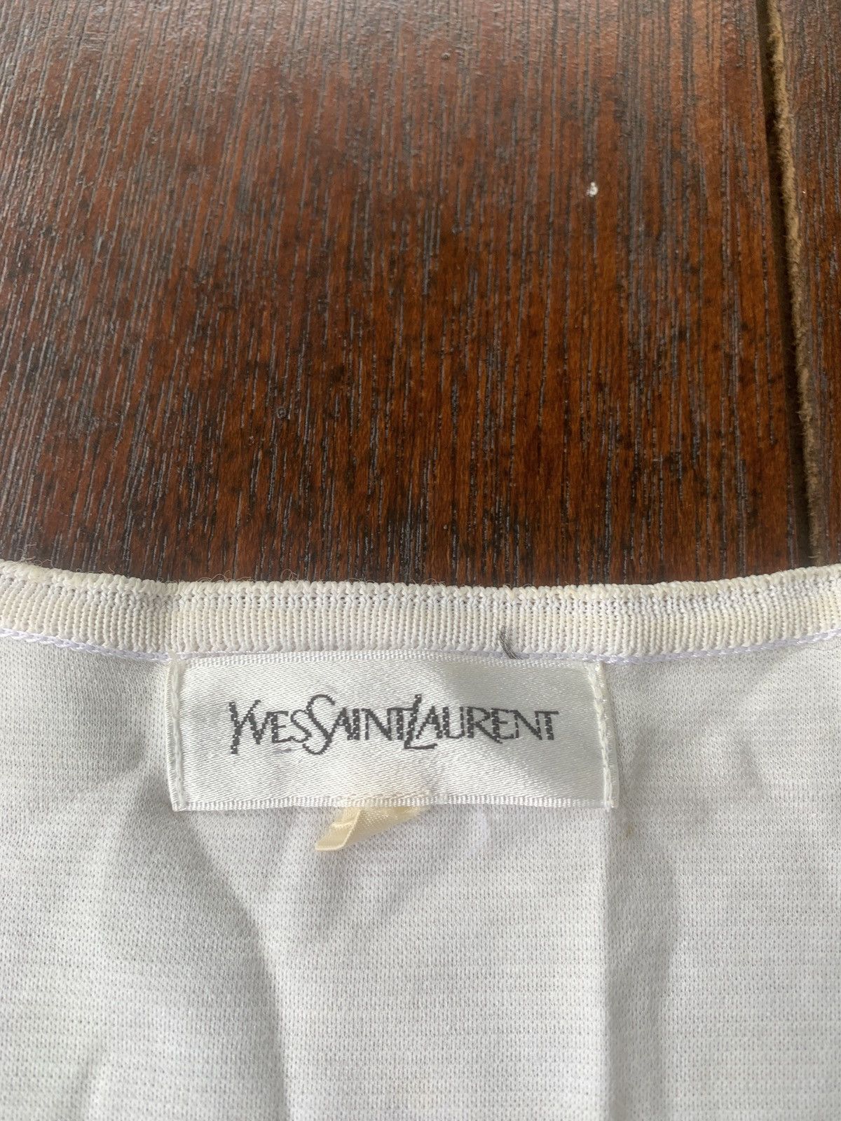 Vintage × Yves Saint Laurent Vintage YSL gold embroidery logo tops Size L / US 10 / IT 46 - 3 Thumbnail