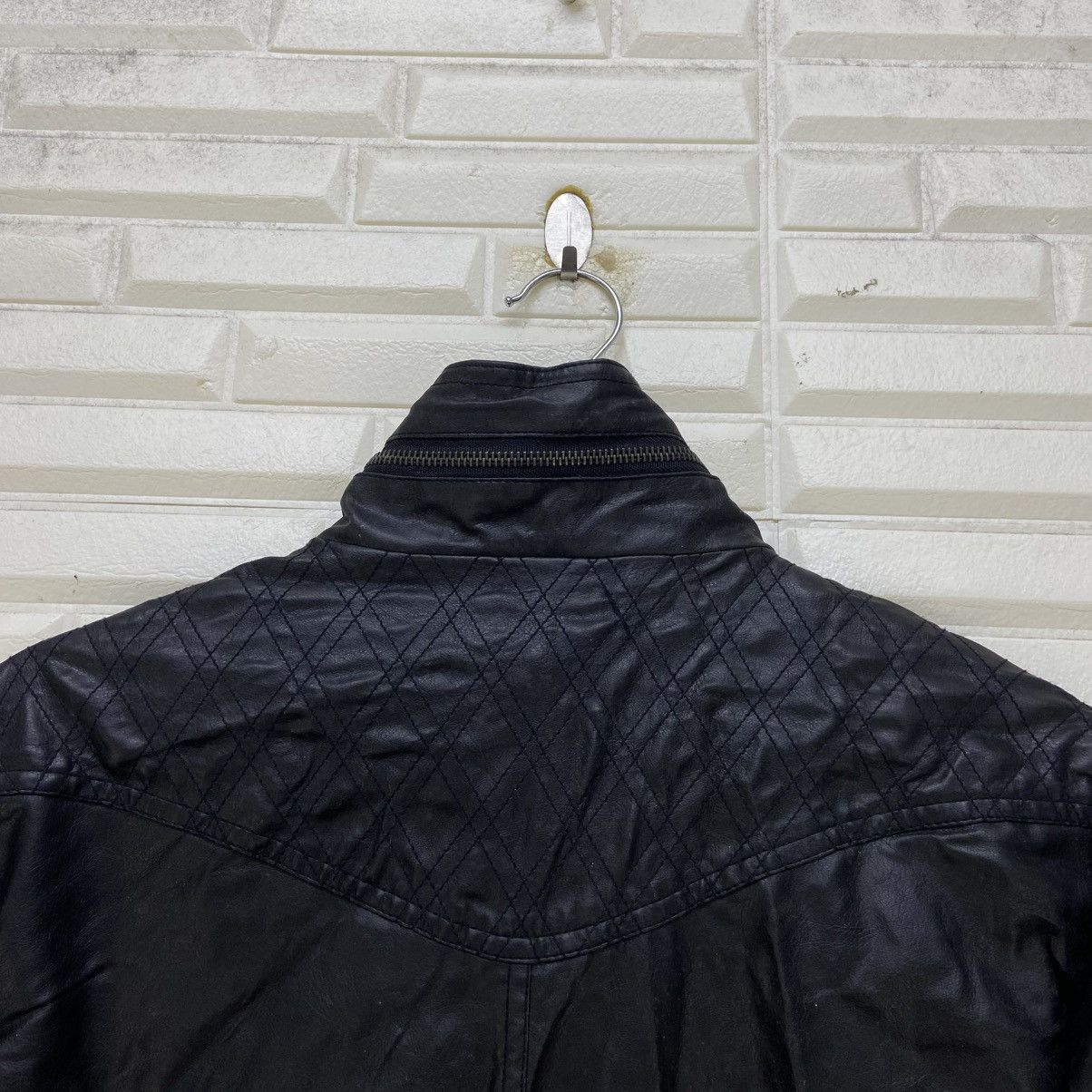 semanticdesign Japanese Brand Semantic Design Synthetic Leather BikerJacket Size US S / EU 44-46 / 1 - 16 Thumbnail