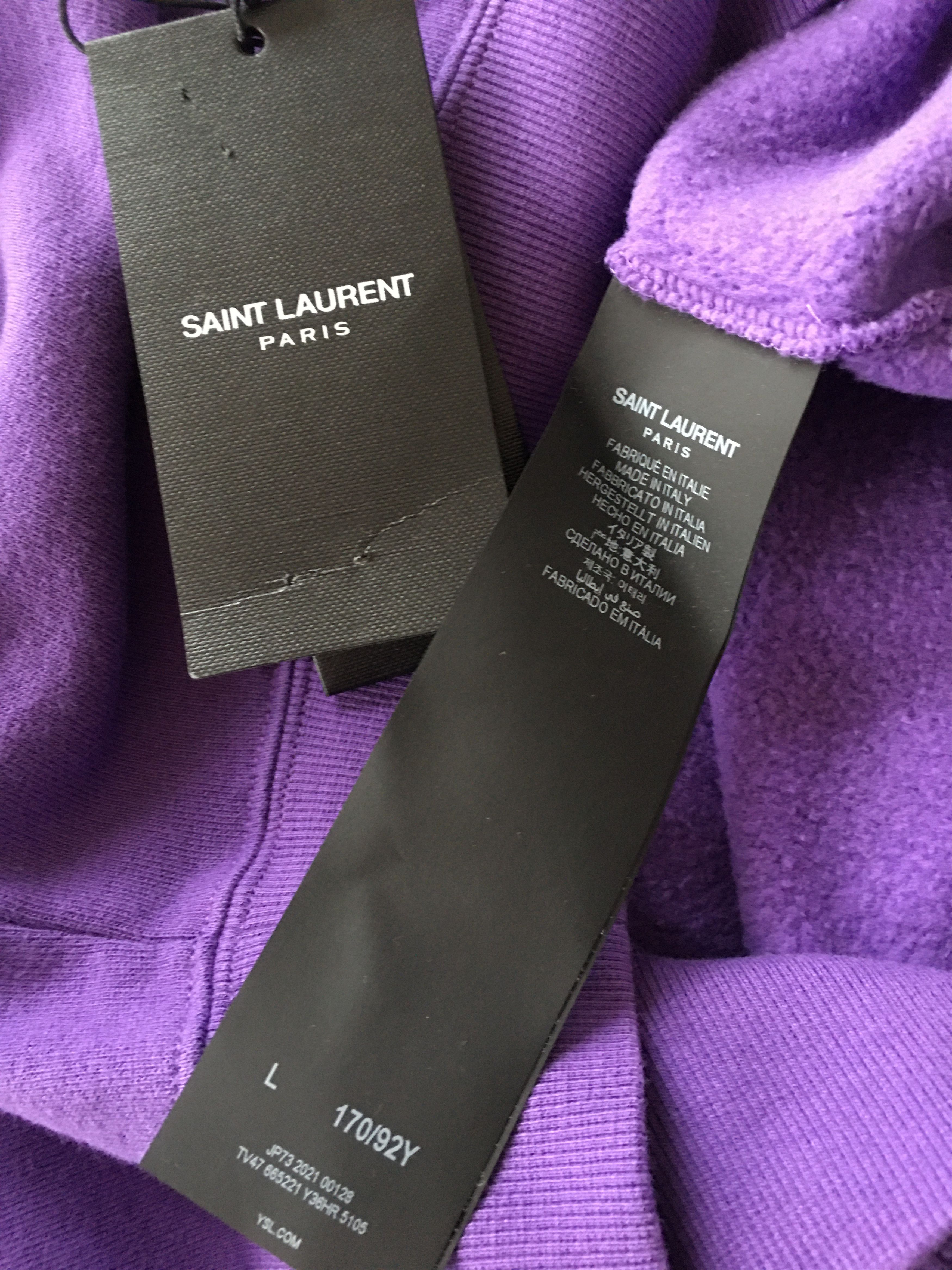 Saint Laurent Paris Hoodie Pekin 1985 Size US L / EU 52-54 / 3 - 5 Thumbnail