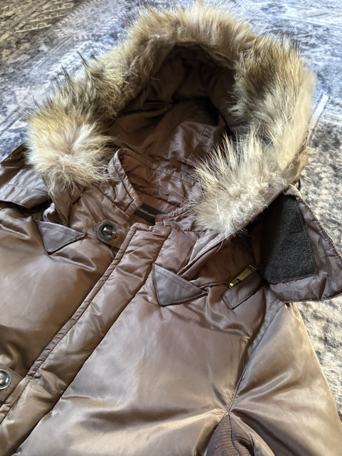 Dsquared2 FW04 Dsquared2 Raccon Fur Hood Padded Jacket Size US M / EU 48-50 / 2 - 6 Thumbnail