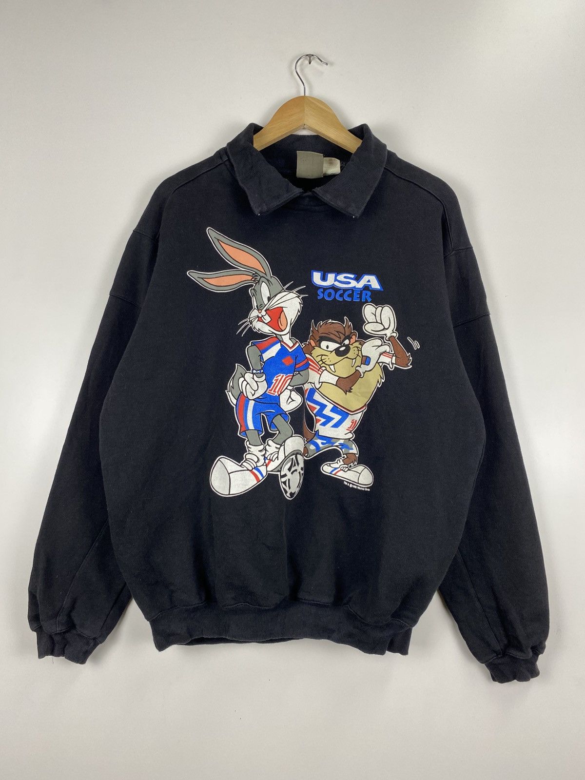 Vintage Vintage 1993 USA Soccer Sweatshirt Size US M / EU 48-50 / 2 - 2 Thumbnail