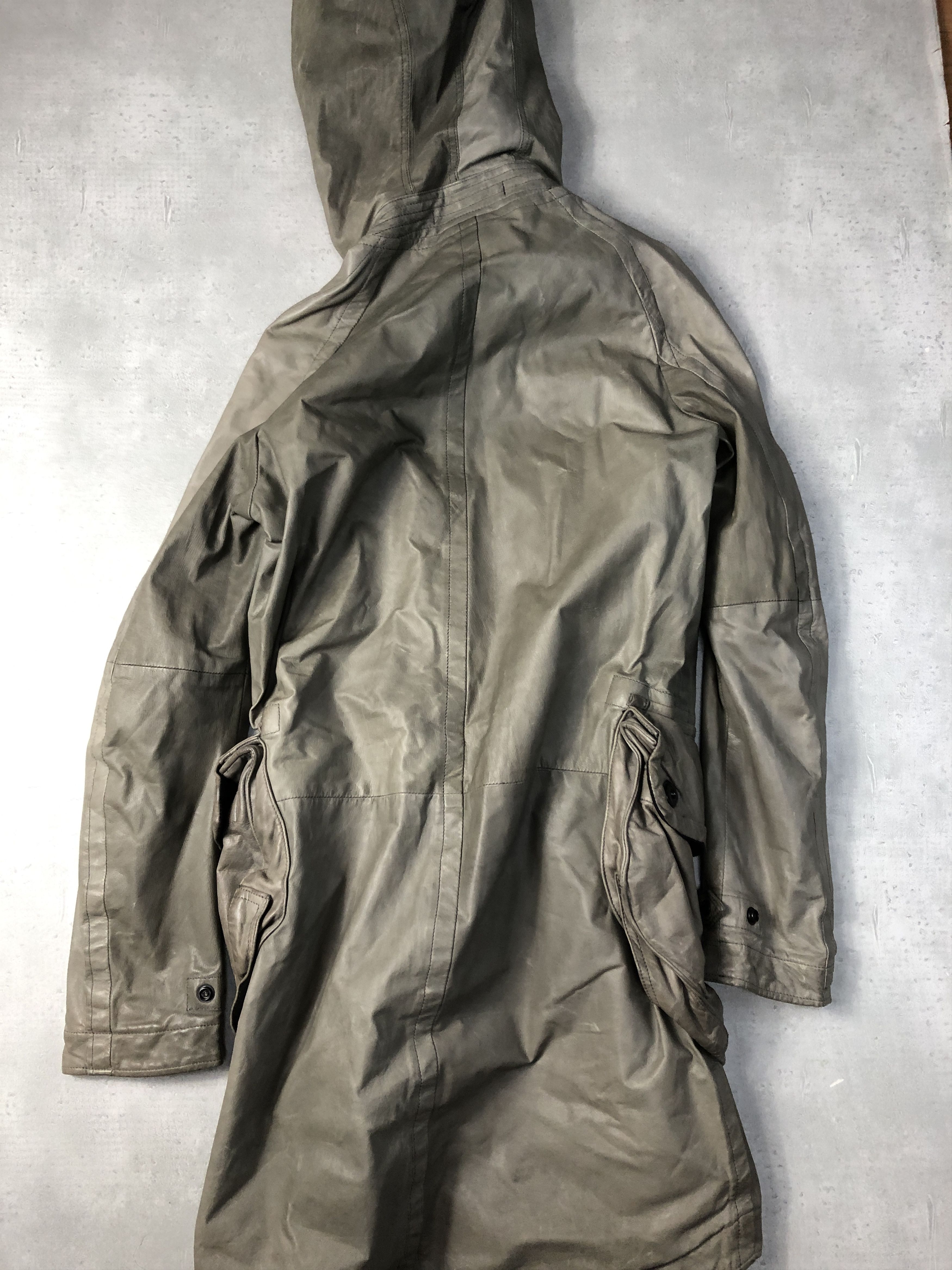 Julius Julius military leather coat 15-5-58 3336 Size US S / EU 44-46 / 1 - 2 Thumbnail