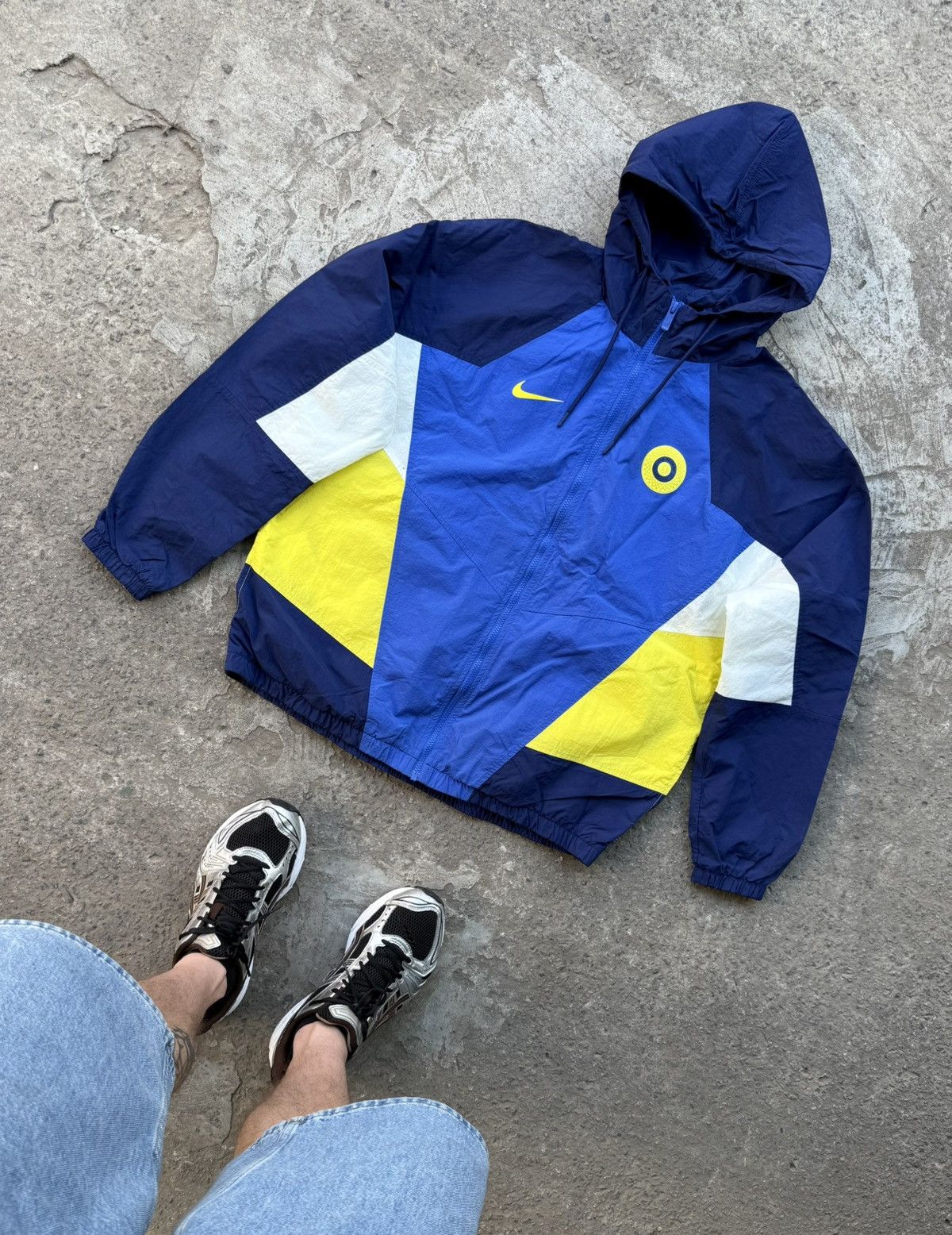 Nike Nike Y2K Chelsea Track Soccer Nylon Blokecore Drill Jacket Size US M / EU 48-50 / 2 - 13 Thumbnail