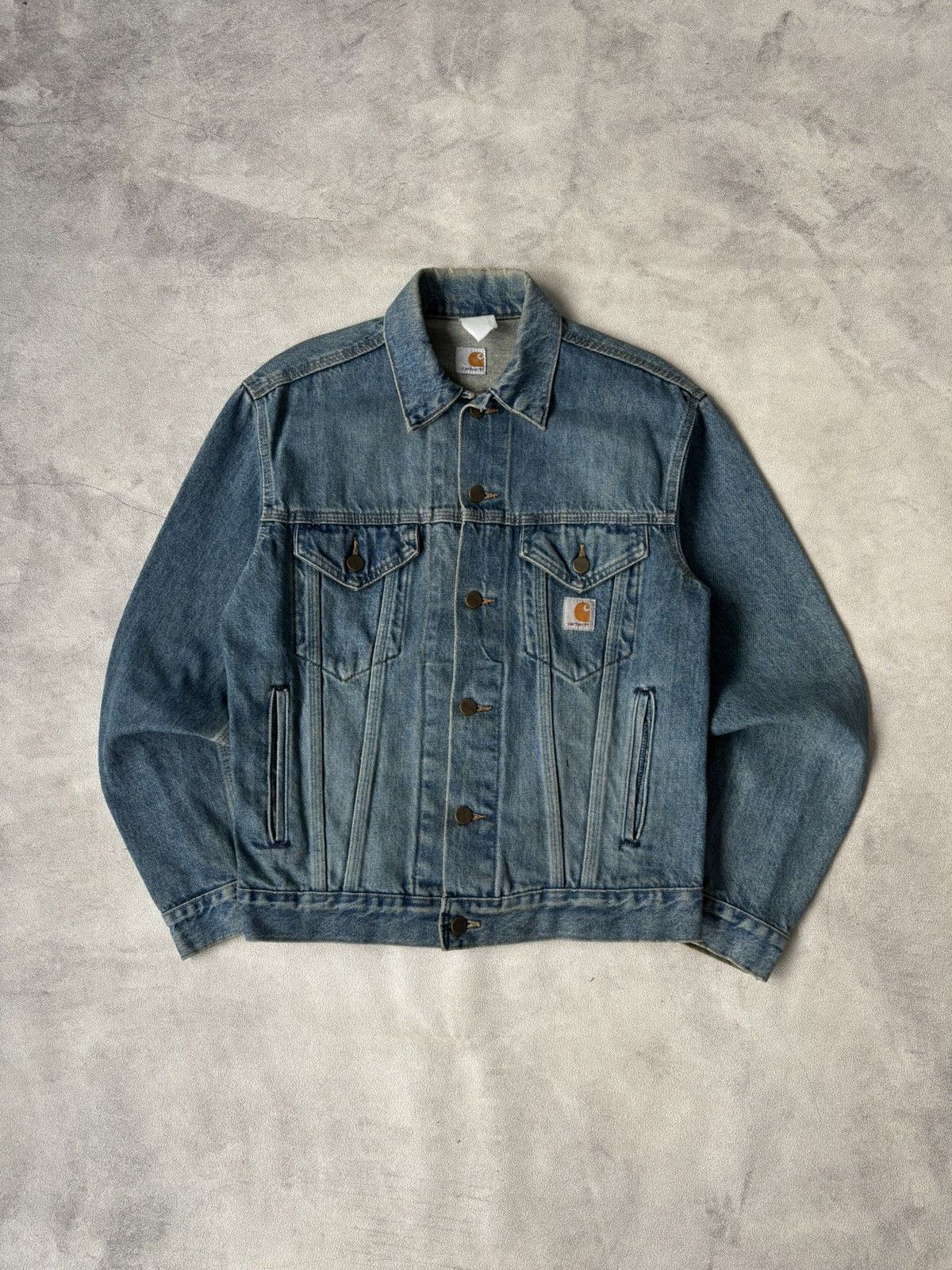 Carhartt vintage 90's carhartt trucker jacket size XS fit S Size US XS / EU 42 / 0 - 1 Thumbnail