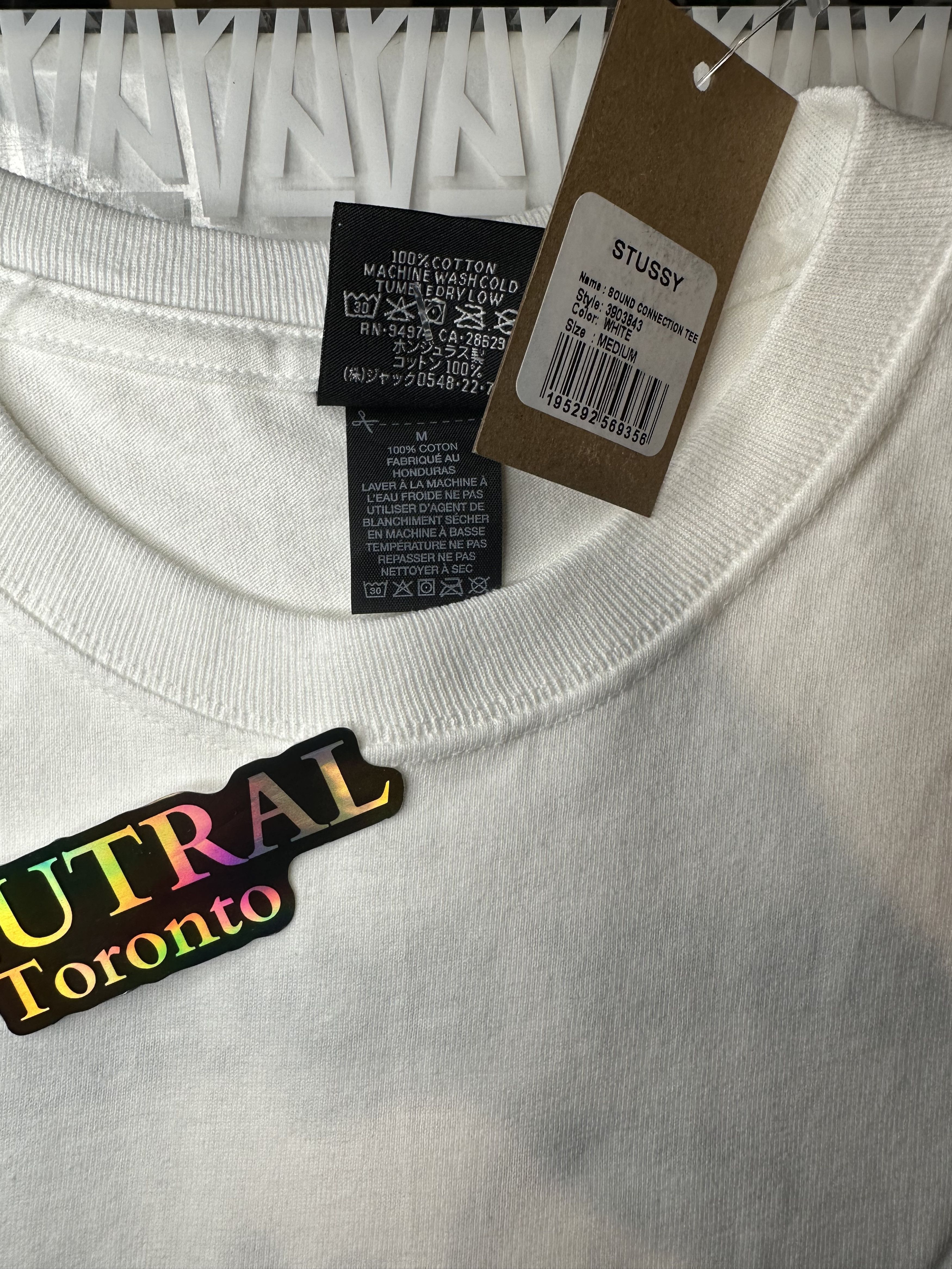 Patta × Stussy Stussy x Patta 'Sound Connection' T Shirt in White Size US M / EU 48-50 / 2 - 4 Thumbnail
