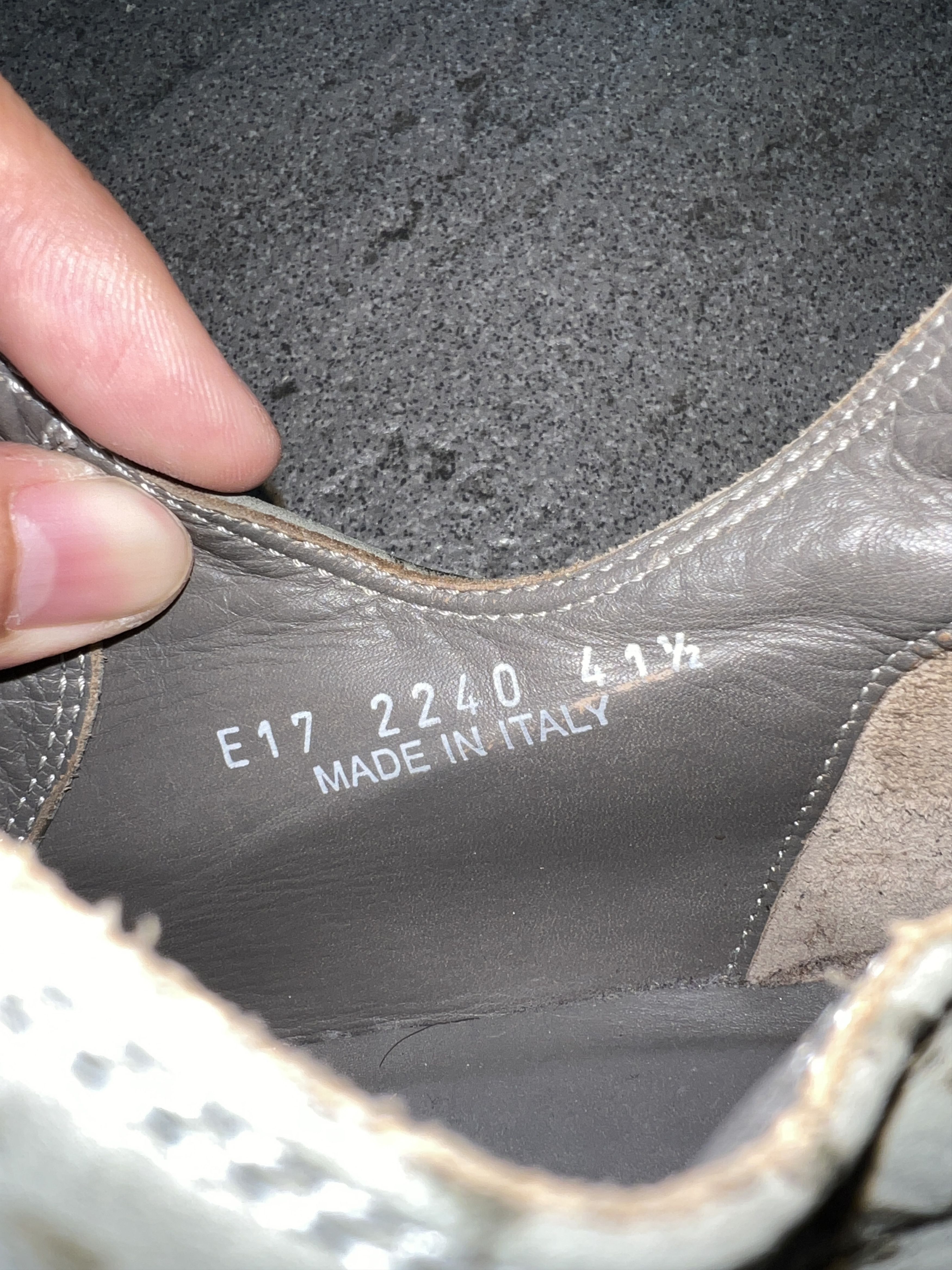 Rick Owens Rick Owens Ramones Low Top Grey Leather Sneakers EU41.5 Size US 8.5 / EU 41-42 - 10 Thumbnail