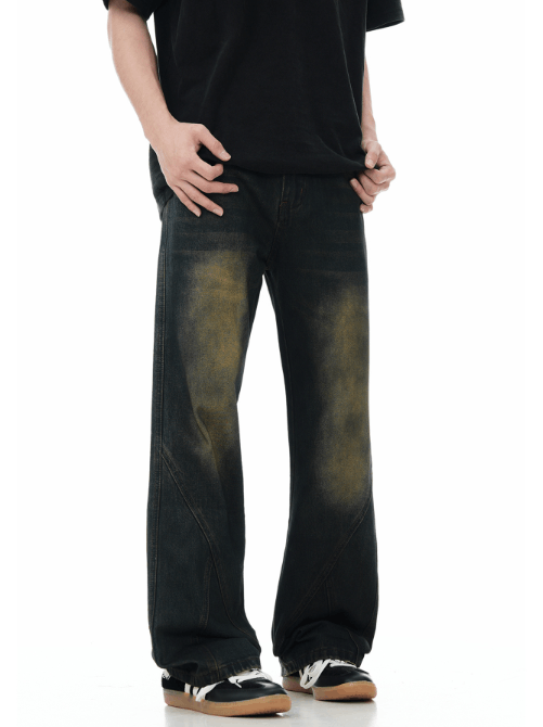 Japanese Brand × Jean American retro distressed loose cleanfit washed jeans Size US 32 / EU 48 - 3 Thumbnail