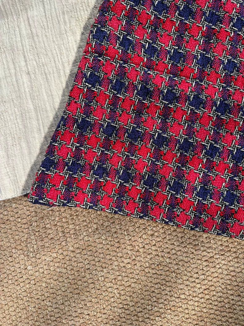 Chanel Chanel 15P silk thousand-bird check skirt Size 26" / US 2 / IT 38 - 4 Thumbnail