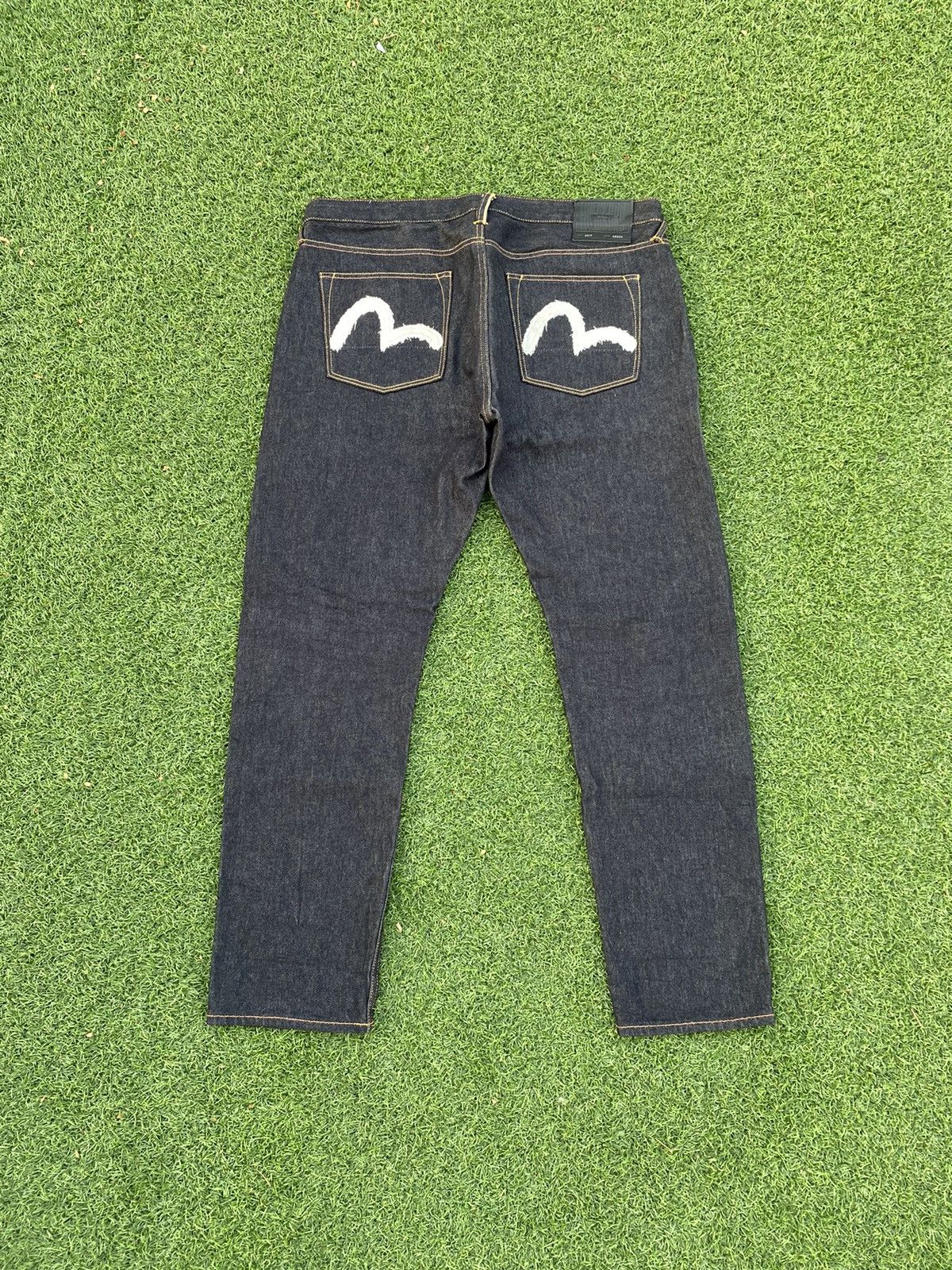 Evisu EVISU KURO JEANS WHITE SEA GULLS WITH GOLD SELVEDGE Size US 38 / EU 54 - 1 Thumbnail