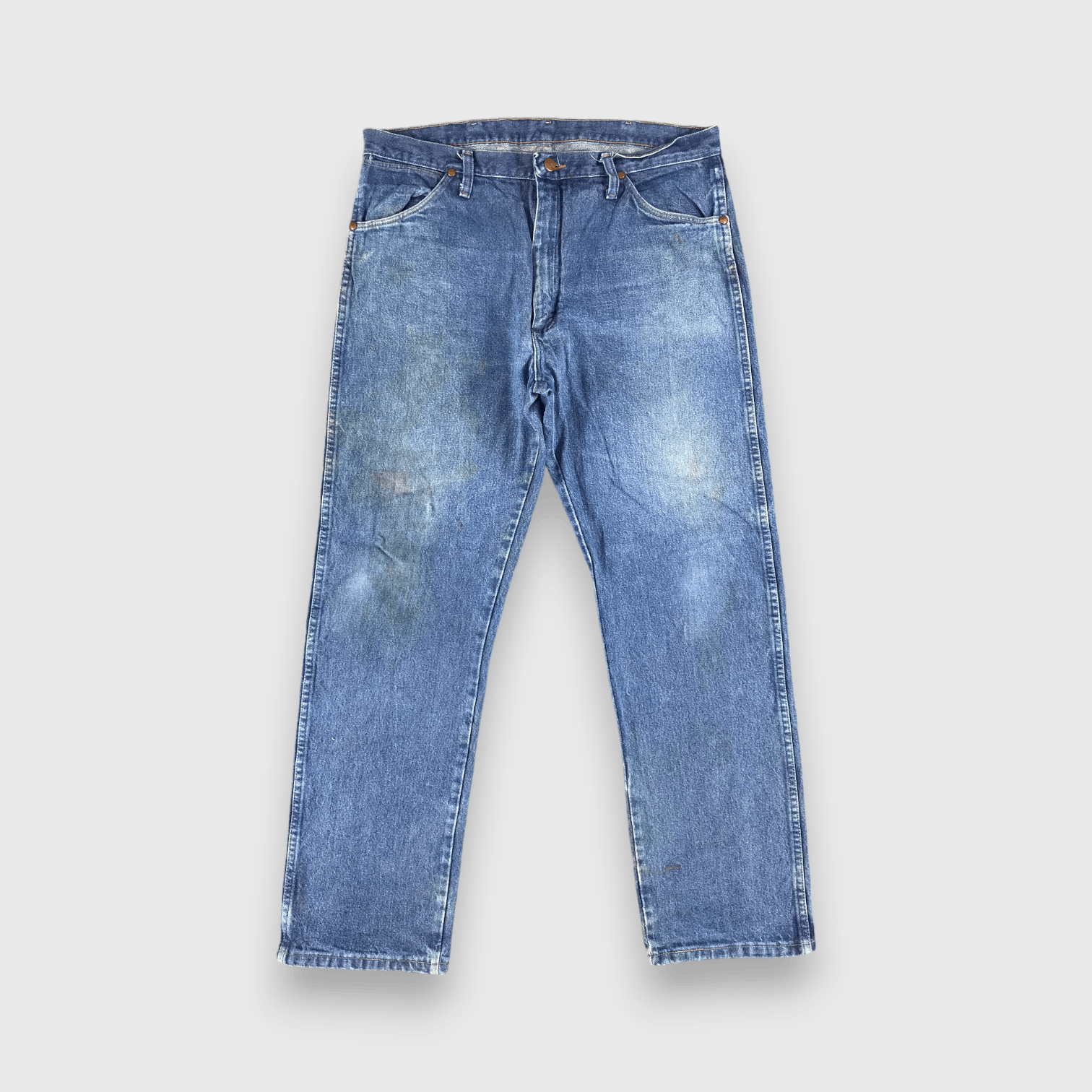 Vintage Vintage Blue Wash Wrangler Jeans-J2462 Size US 37 - 1 Thumbnail