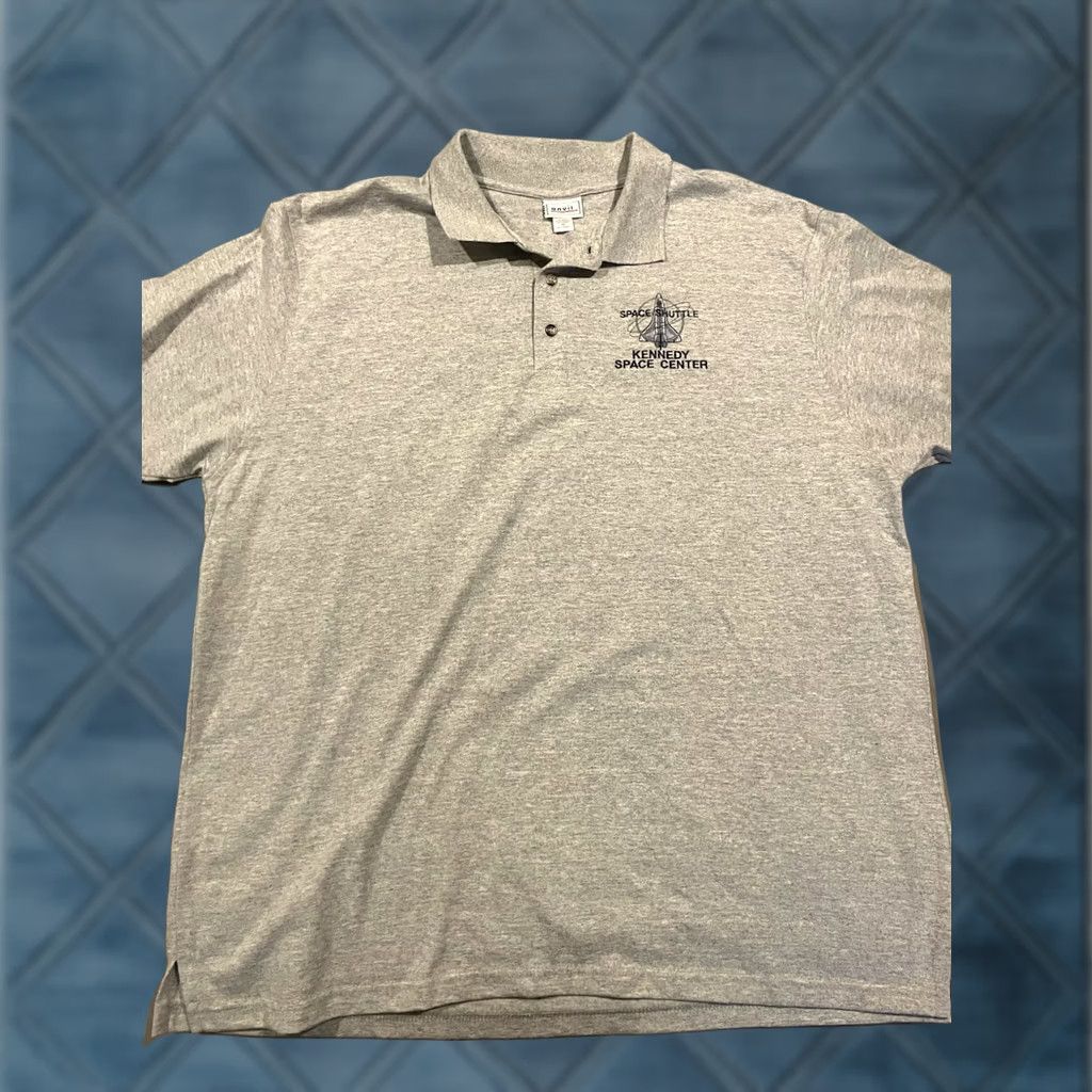 Anvil VINTAGE Anvil Space Shuttle NASA Kennedy Space Center Golf Polo XX L Size US XXL / EU 58 / 5 - 1 Thumbnail