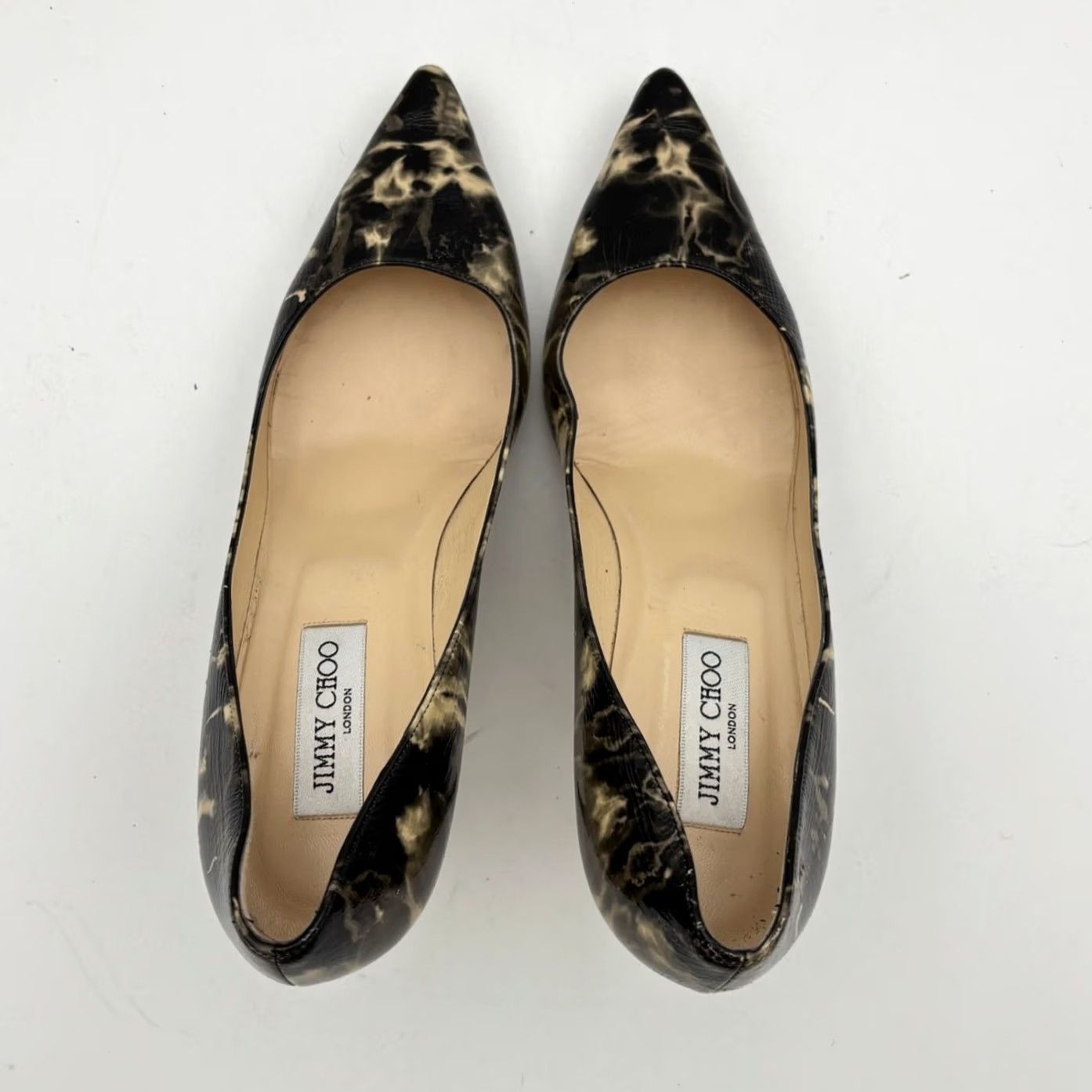 Jimmy Choo Jimmy Choo Romy 85 Patent Leather Pumps Women's 41.5 Multicolor Heels Size US 12 / IT 42 - 6 Thumbnail
