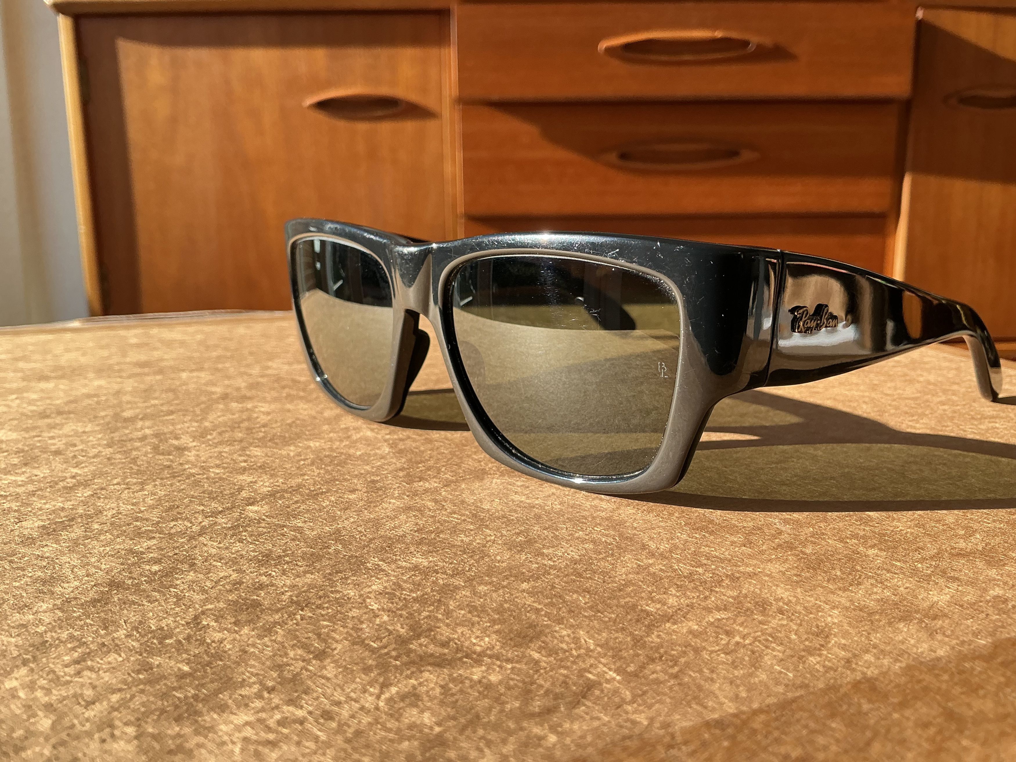 Bausch & Lomb × RayBan Very Rare Chunky RayBan B&L Wayfarer Nomad sunglasses Size ONE SIZE - 4 Thumbnail