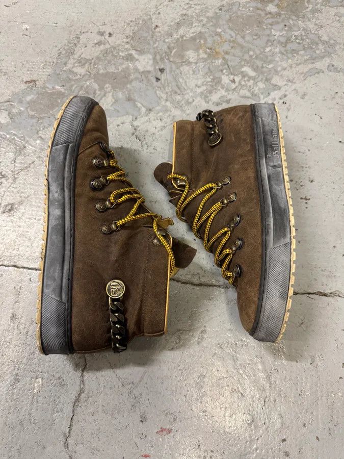 Designer × John Galliano × Vintage 2000s John Galliano Brown Mountain Daily Boots Size US 10 / EU 43 - 6 Thumbnail