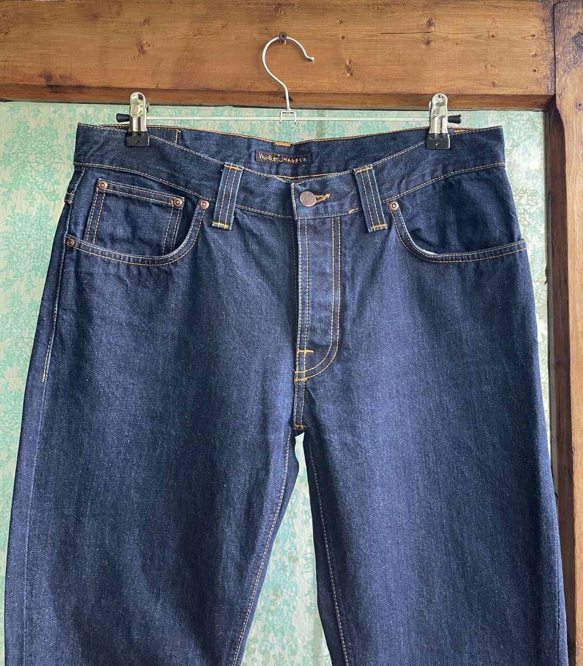 Nudie Jeans Nudie Jeans Grim Tim Dry Ring Men’s Pants Trousers 34x32 Size US 34 / EU 50 - 3 Thumbnail
