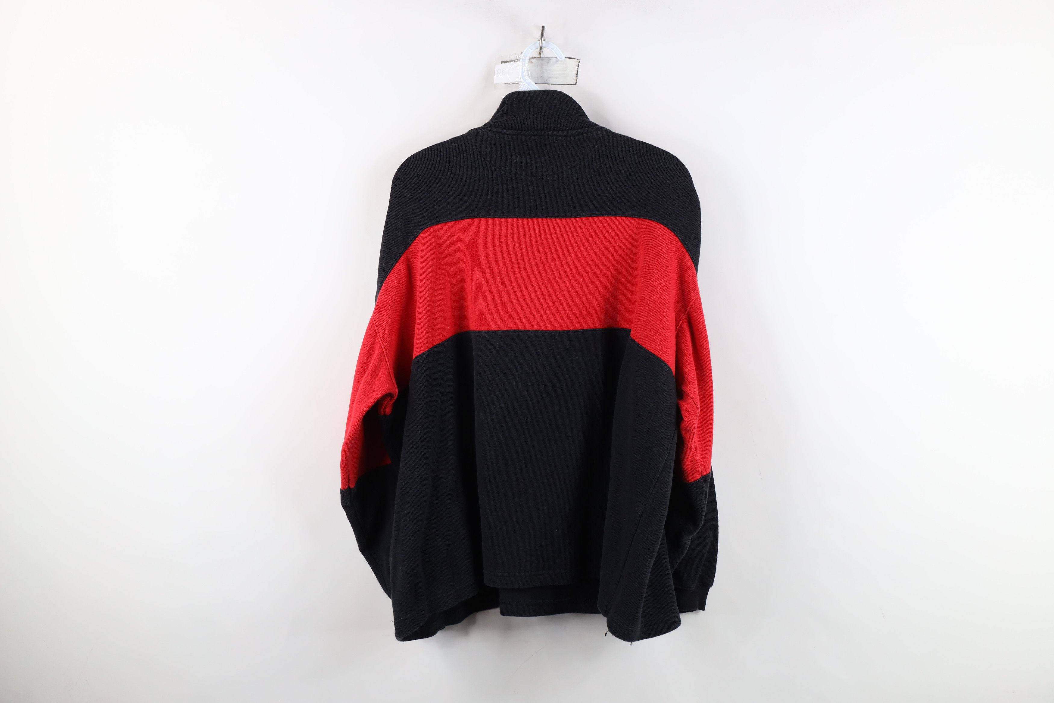 Marlboro Vintage 90s Marlboro Knit Boxy Fit Half Zip Pullover Sweater Size US L / EU 52-54 / 3 - 10 Thumbnail