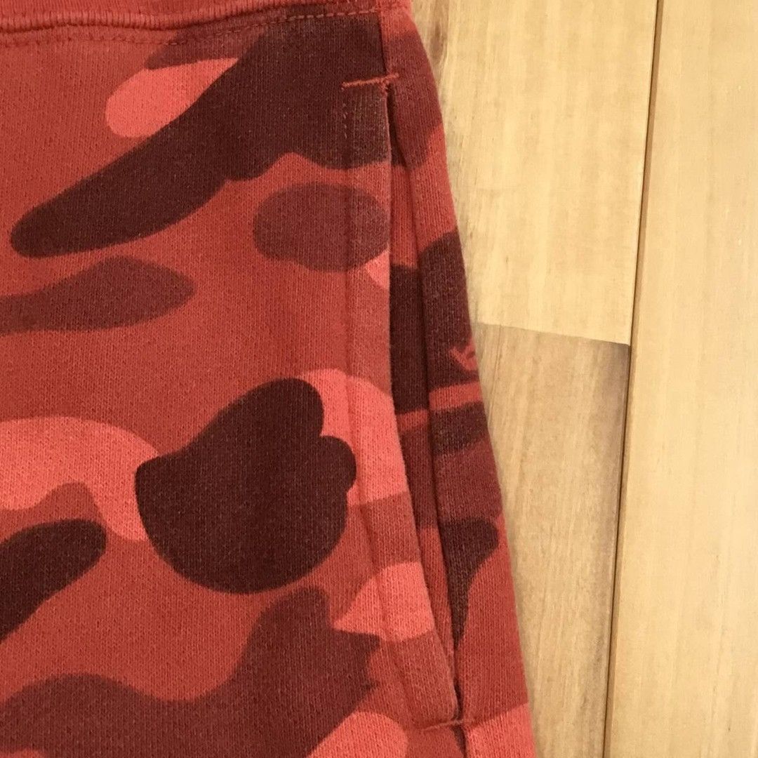 Bape BAPE Sweat shorts Red camo a bathing ape ★size M Size US 32 / EU 48 - 3 Thumbnail