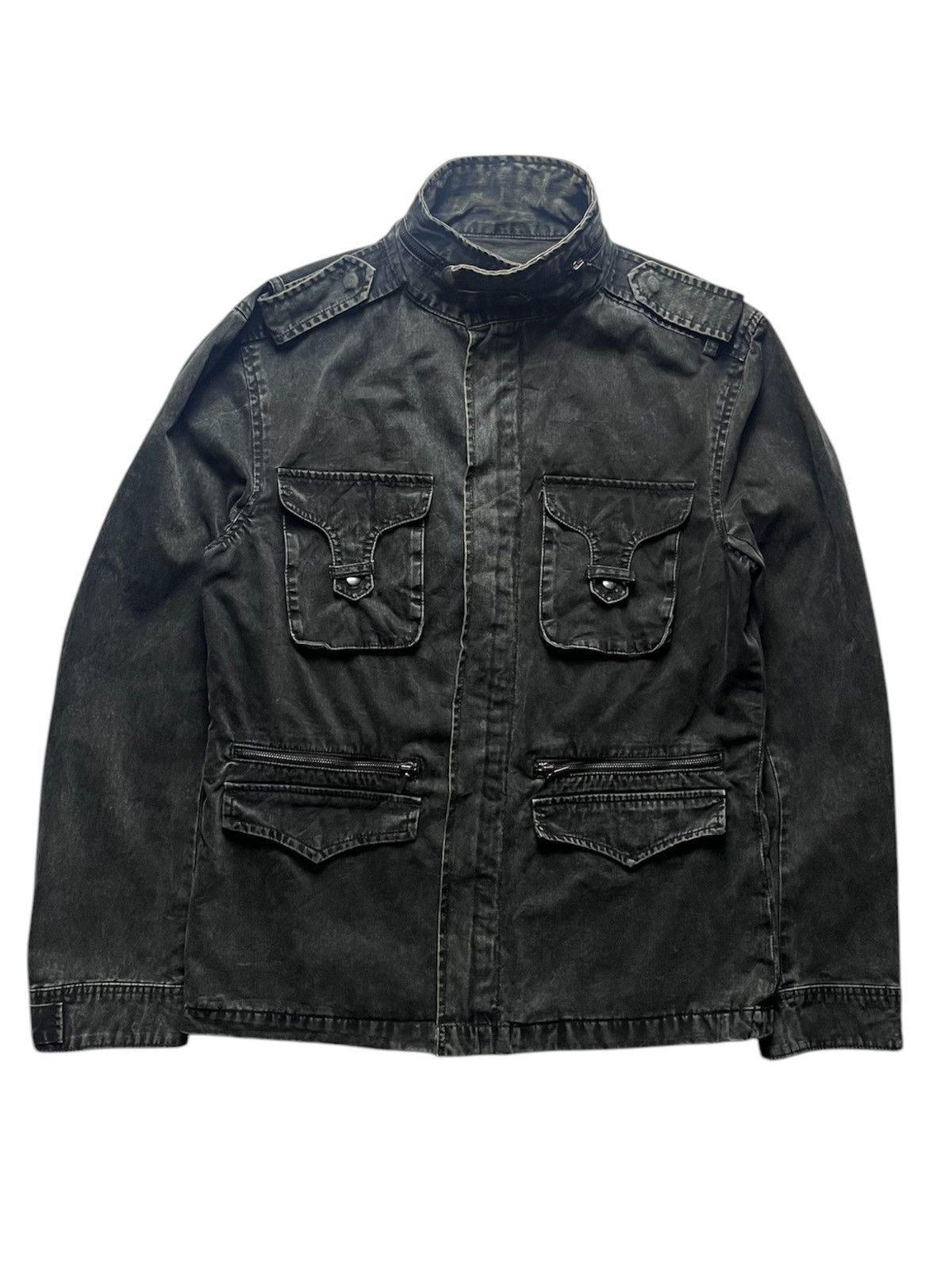 Japanese Brand × Le Grande Bleu (L.G.B.) × Yasuyuki Ishii Faded Create Barefoot Punk Multipockets Jacket Size US M / EU 48-50 / 2 - 1 Thumbnail