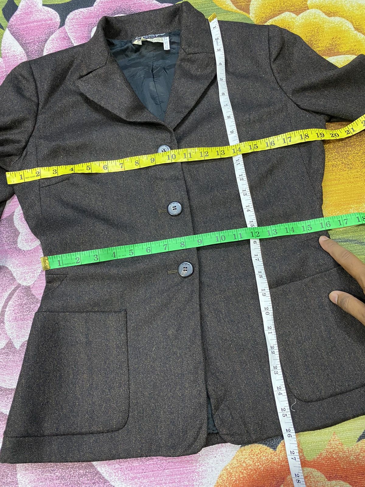 Salvatore Ferragamo Vintage Salvatore Ferragamo Blazer Size L / US 10 / IT 46 - 8 Thumbnail