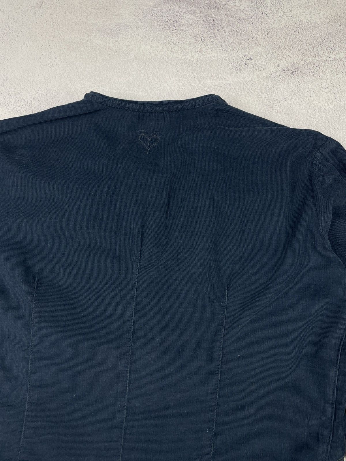 Marithe + Francois Girbaud Vintage Marithé + François Girbaud Shirt Jacket Navy Blue Size M / US 6-8 / IT 42-44 - 9 Thumbnail