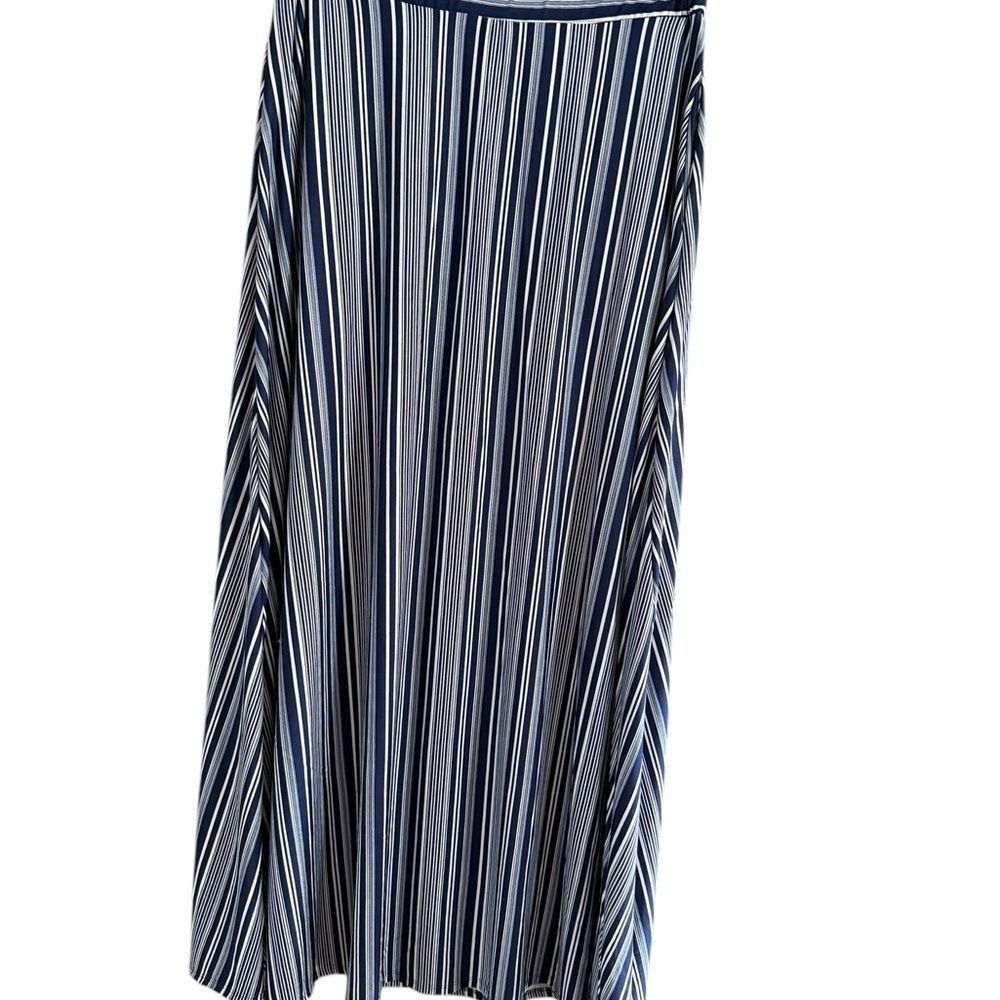 Other Robert Louis Black and White A-Line Midi Skirt Size 32" / US 10 / IT 46 - 2 Thumbnail