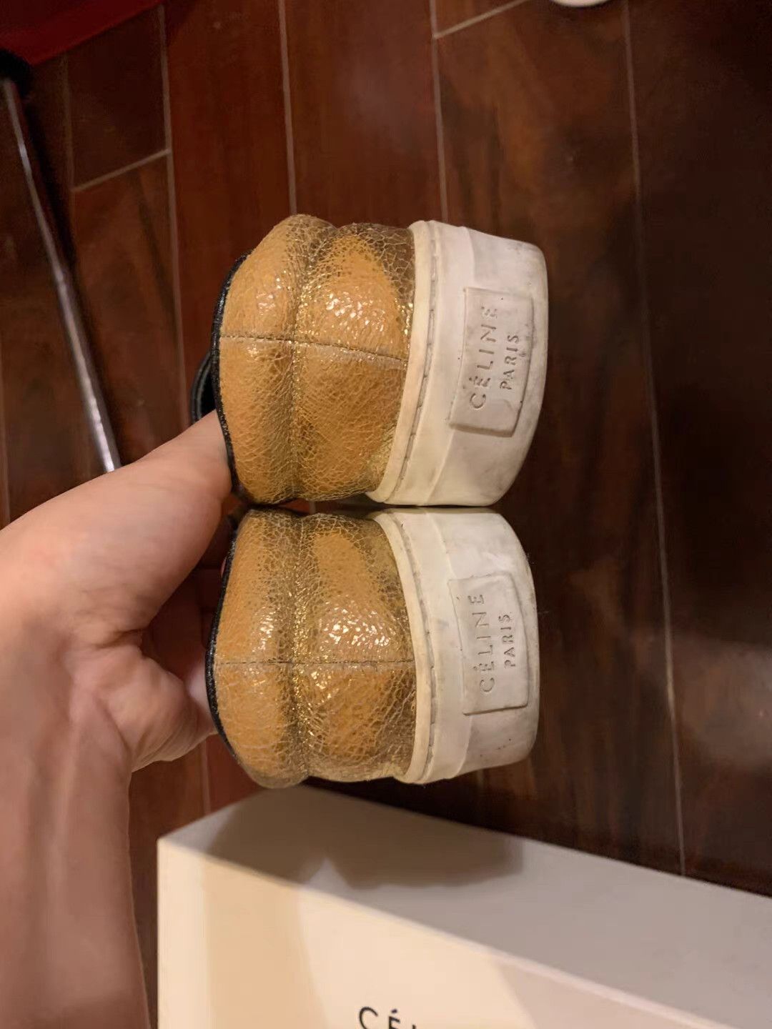 Celine Celine Women's Loafers。Q9 Size US 5 / IT 35 - 3 Thumbnail