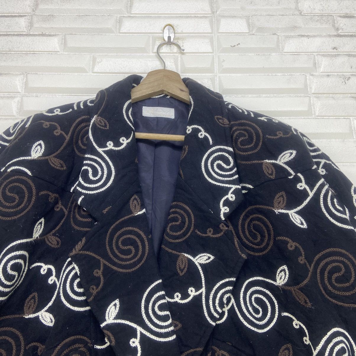Japanese Brand 🔥Japanese Brand Flower Embroidery Loose Bomber Style Size M / US 6-8 / IT 42-44 - 6 Thumbnail